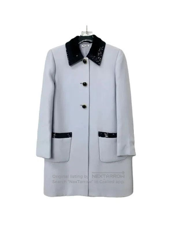 Miu Miu Purple XS Women's Coat .