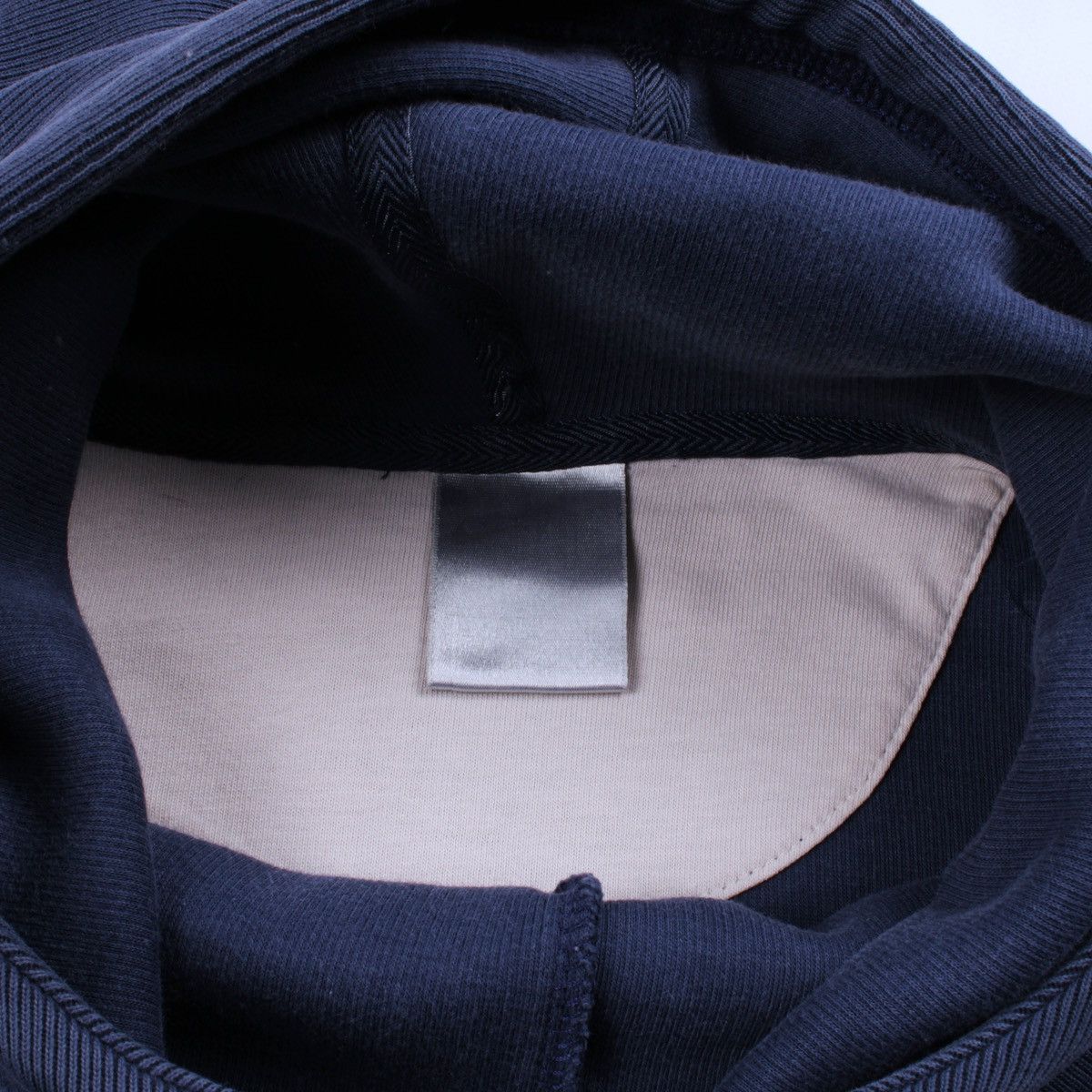 Nike × Vintage NIKE Vintage Ninja Style Blue High Neck Drawstring Hoodie Size US S / EU 44-46 / 1 - 16 Thumbnail