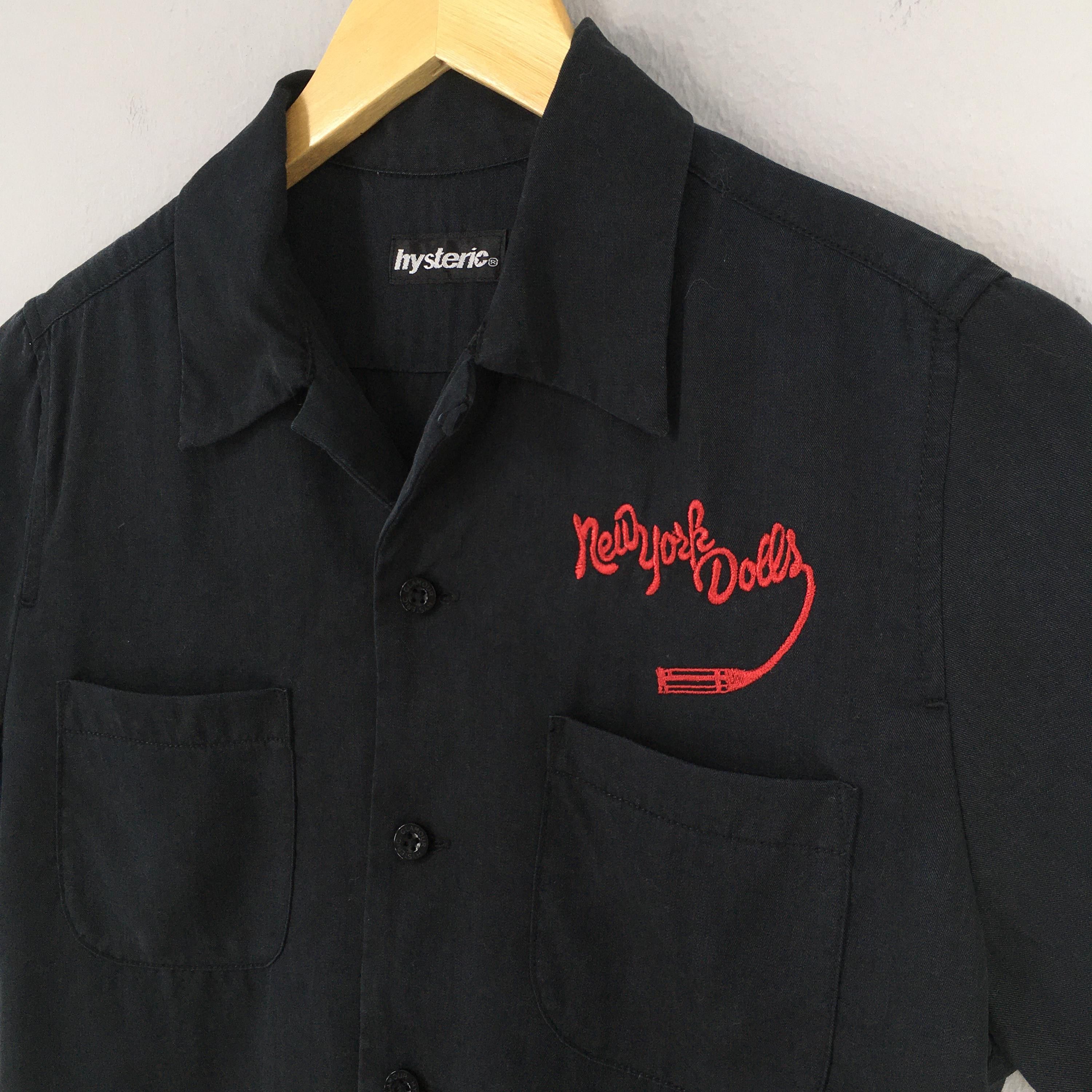 Hysteric Glamour × Japanese Brand × Yoshiyuki Konishi Hysteric Glamour New York Dolls Rockabilly Bowling Shirt S Size US S / EU 44-46 / 1 - 3 Thumbnail