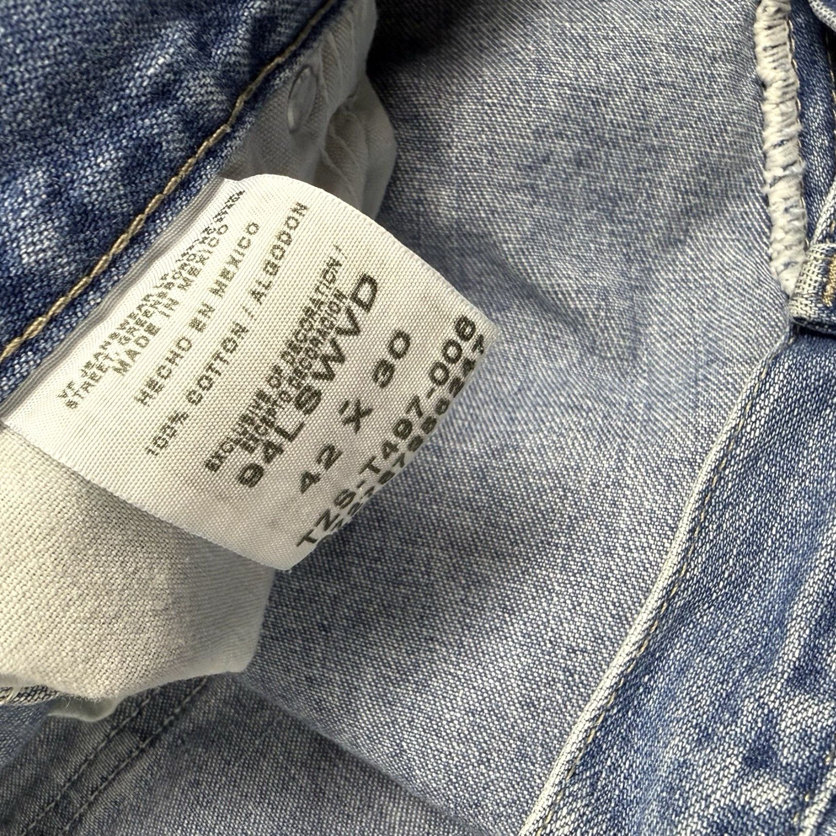 Wrangler Wrangler Carpenter Jeans Mens 42x30 Relaxed Fit Denim Pants 94LSWVD Workwear Wrangler Retro Blue 30 In Inseam Size US 42 / EU 58 - 2 Thumbnail