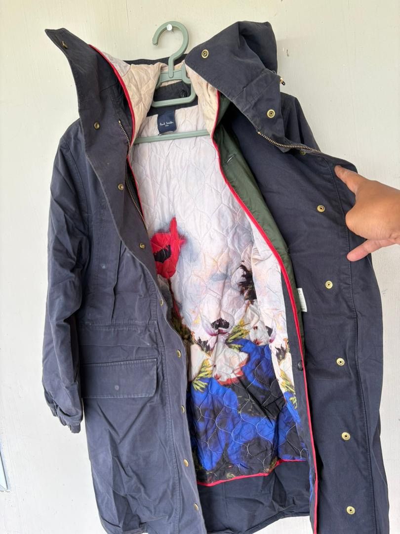 Paul Smith Vtg Paul Smith Parka Floral Lining Nice Design With Hoodies Size US M / EU 48-50 / 2 - 5 Thumbnail