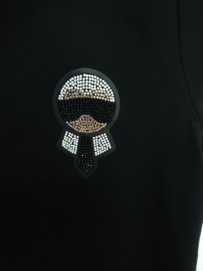 Fendi Fendi Karl Lagerfeld Crystal Polo Shirt Size US L / EU 52-54 / 3 - 3 Thumbnail