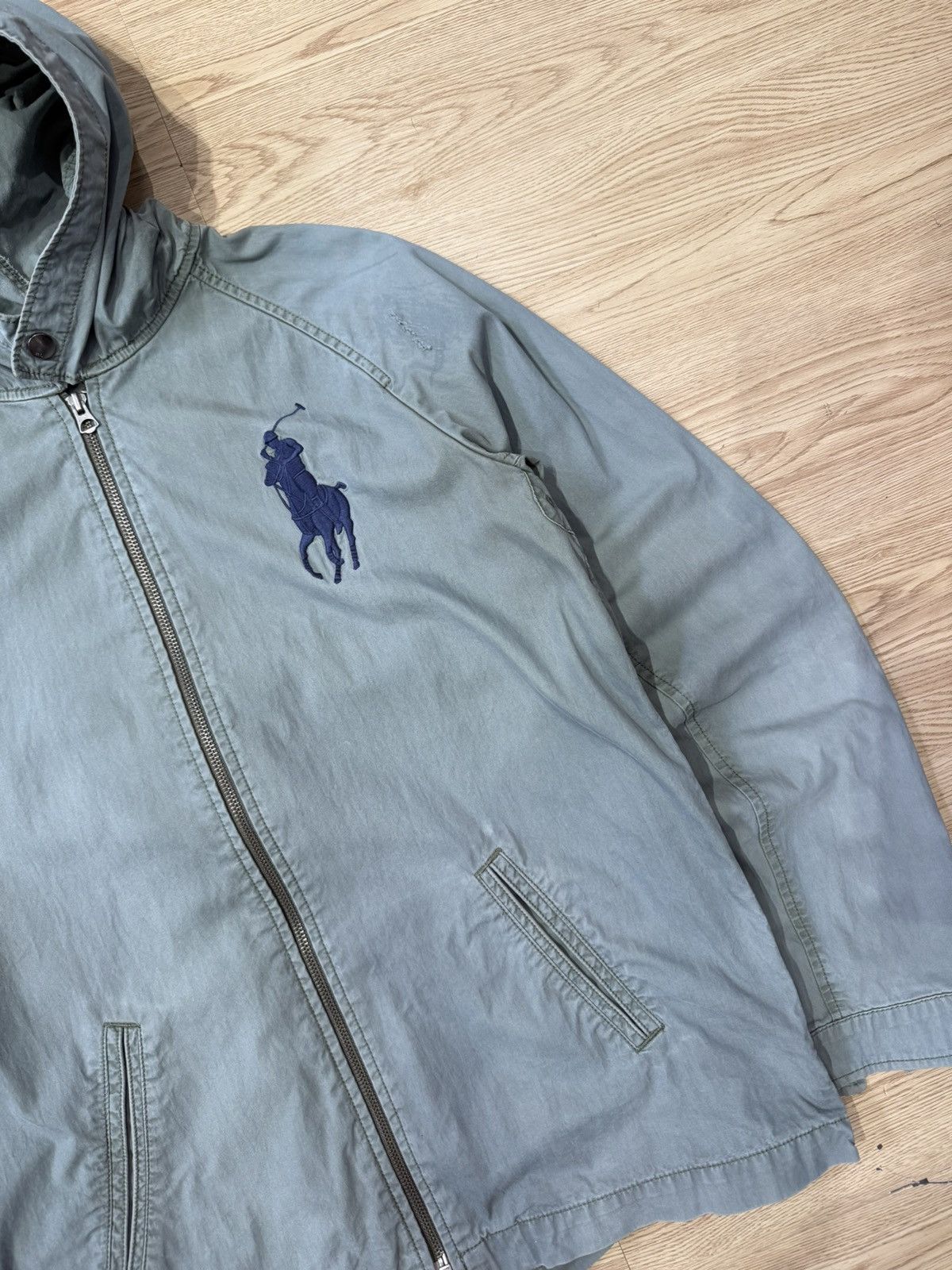 Polo Ralph Lauren 90’s POLO RARE MULTI LOGO ITALIAN RETRO ZIP Y2K HOODIE Size US M / EU 48-50 / 2 - 3 Thumbnail