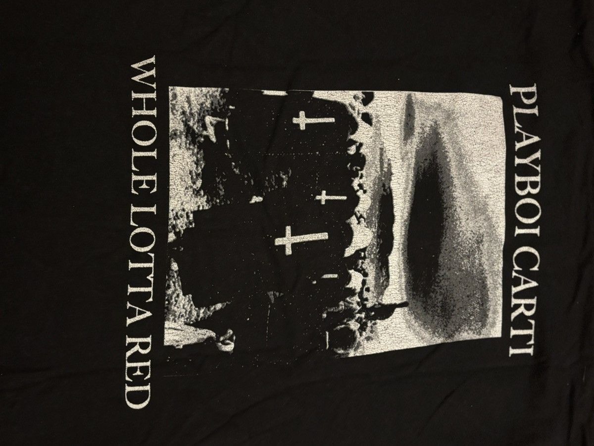 Playboi Carti Playboi Carti “Black Leather Devil” Tee Size US L / EU 52-54 / 3 - 4 Thumbnail