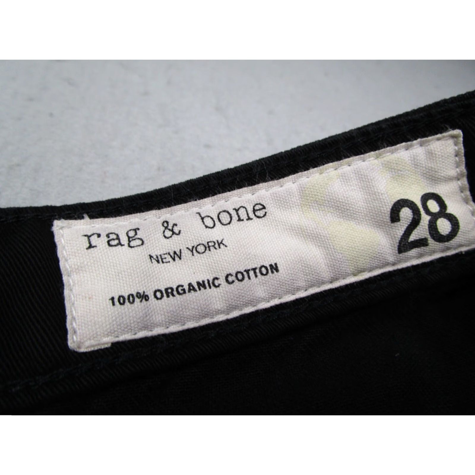 Rag & Bone rag & bone Jeans Women 28 Black MAYA HIGH RISE SLIM Button Fly Denim 28x26 Size 28" / US 6 / IT 42 - 3 Thumbnail