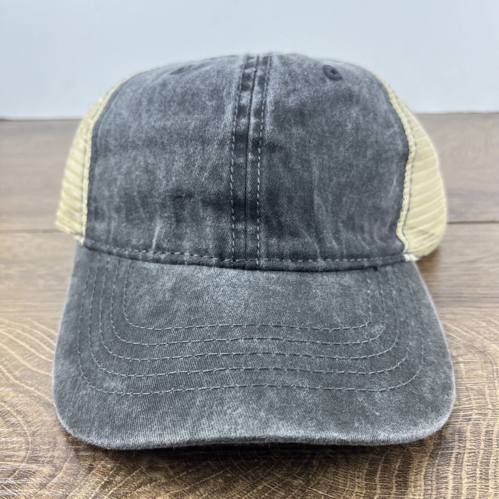 Other Adult Gray Baseball Cap Hat Gray Cap Adjustable Hat Gray Adu Size ONE SIZE - 3 Thumbnail