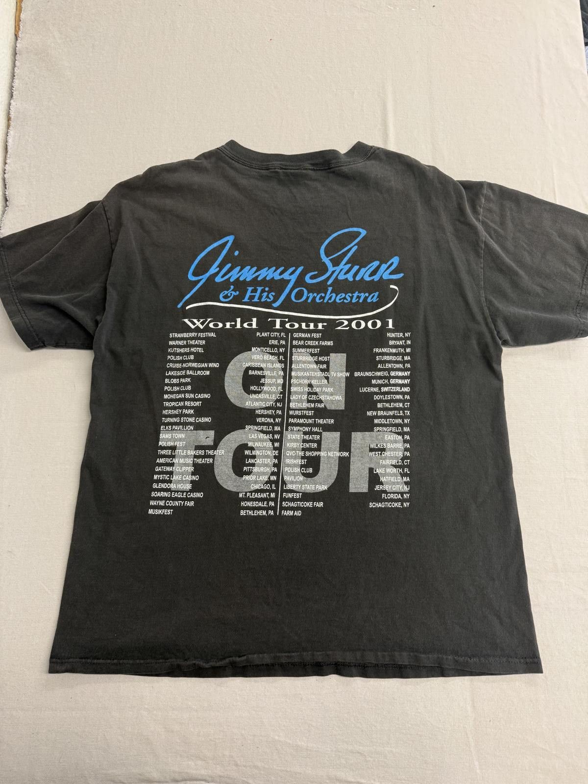 Delta Vintage Jimmy Sturr Tour T-shirt 2001 King of Polka Tee - L Size US L / EU 52-54 / 3 - 2 Thumbnail