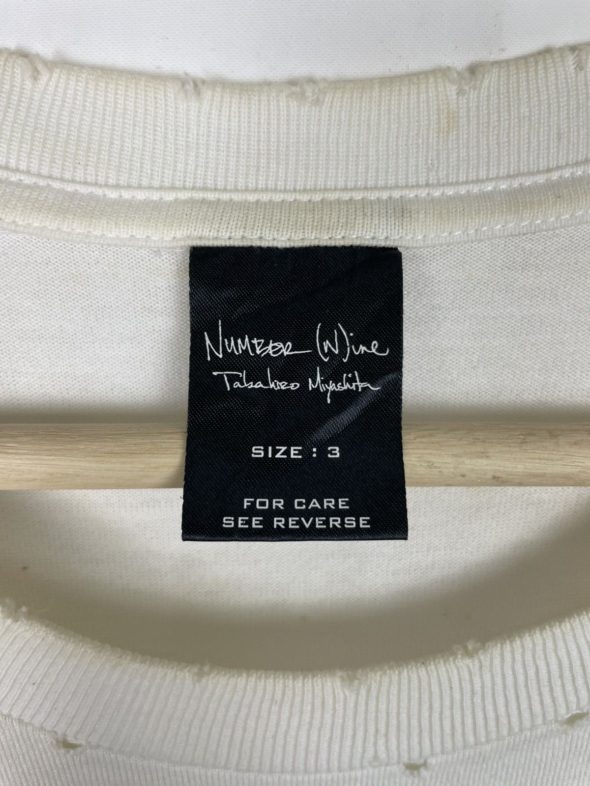 Band Tees × Number (N)ine × Takahiromiyashita The Soloist. Number (N)ine World Tour 2005 Archive Takahiro Distressed Size US M / EU 48-50 / 2 - 5 Thumbnail