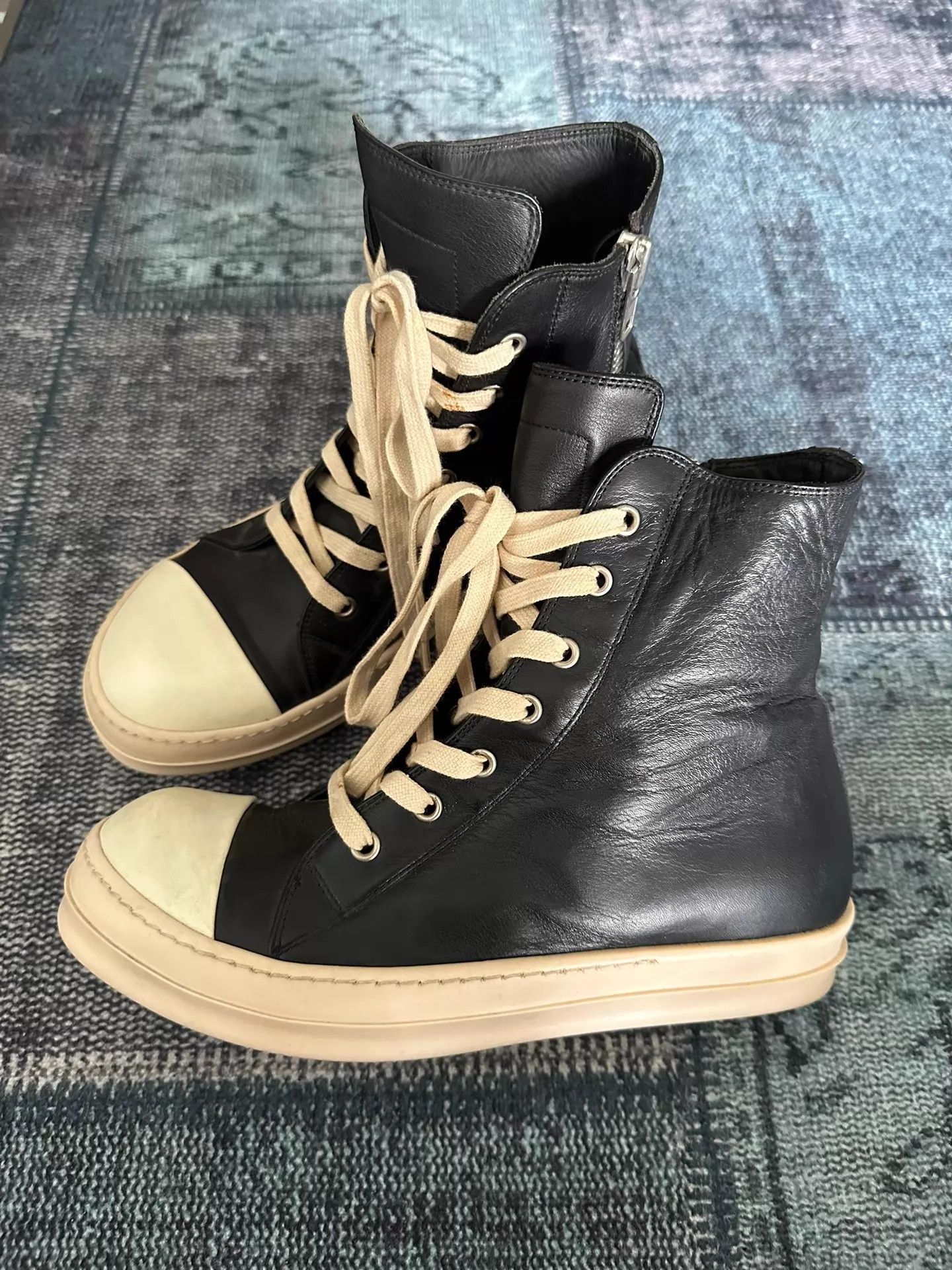 Rick Owens Rick Owens Vintage Big Converse 40 Leather Sneaker Size US 7 / EU 40 - 5 Thumbnail
