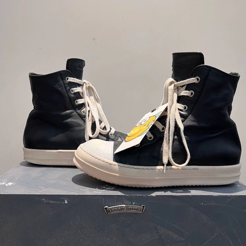 Rick Owens rick owens Classic cowhide high-top large Converse board sh Size US 6.5 / EU 39-40 - 2 Thumbnail