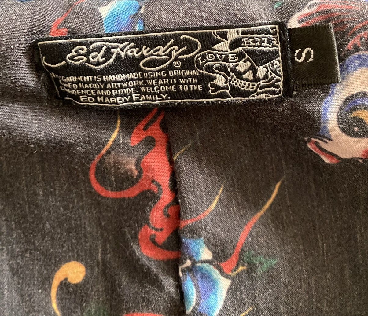 Christian Audigier Ed hardy Christian Audigier Fullprint Vintage Jacket Rare Size US S / EU 44-46 / 1 - 25 Thumbnail