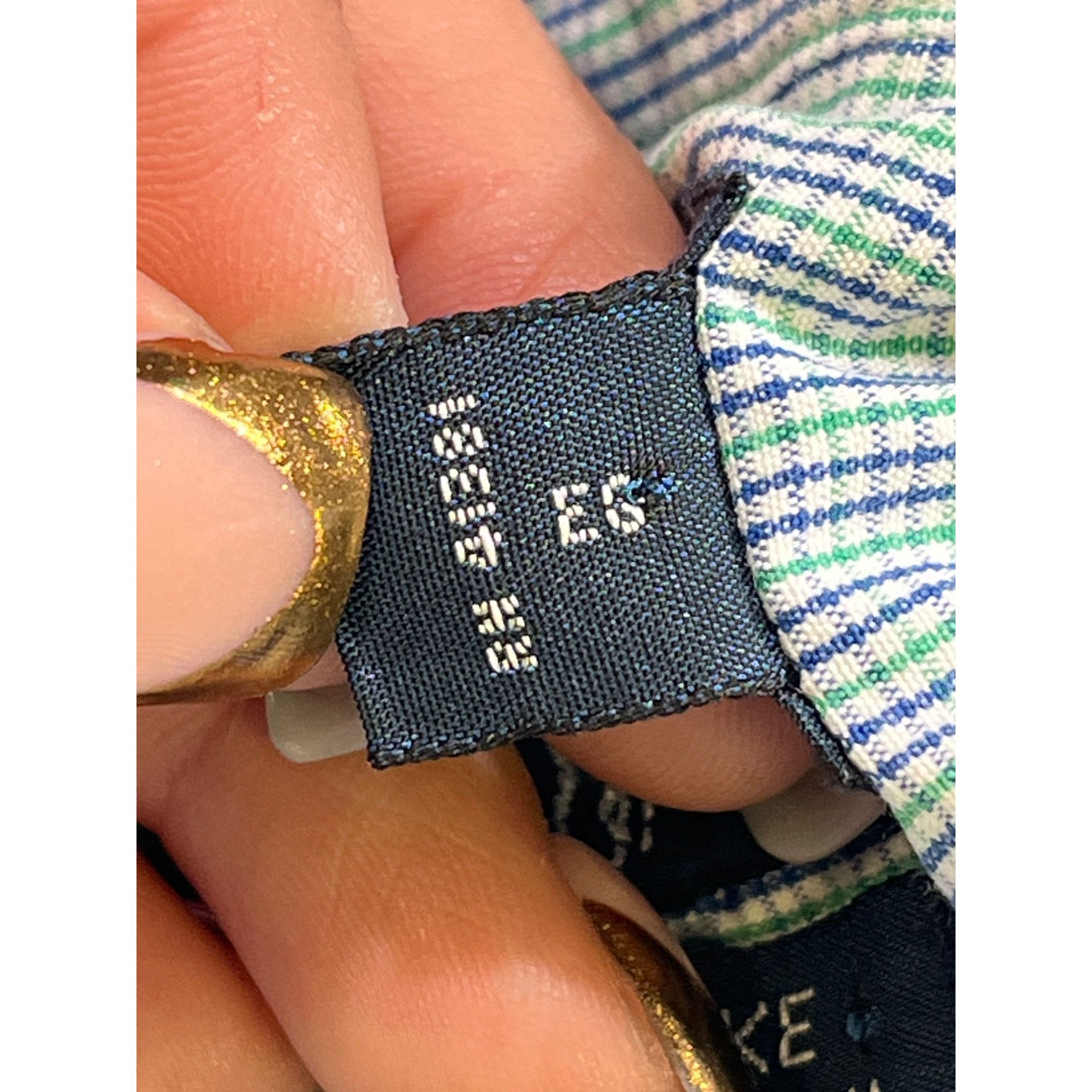 Ralph Lauren Ralph Lauren SKU 7741 Mens Blue and Green Plaid Long Sleeve Size US XL / EU 56 / 4 - 11 Thumbnail