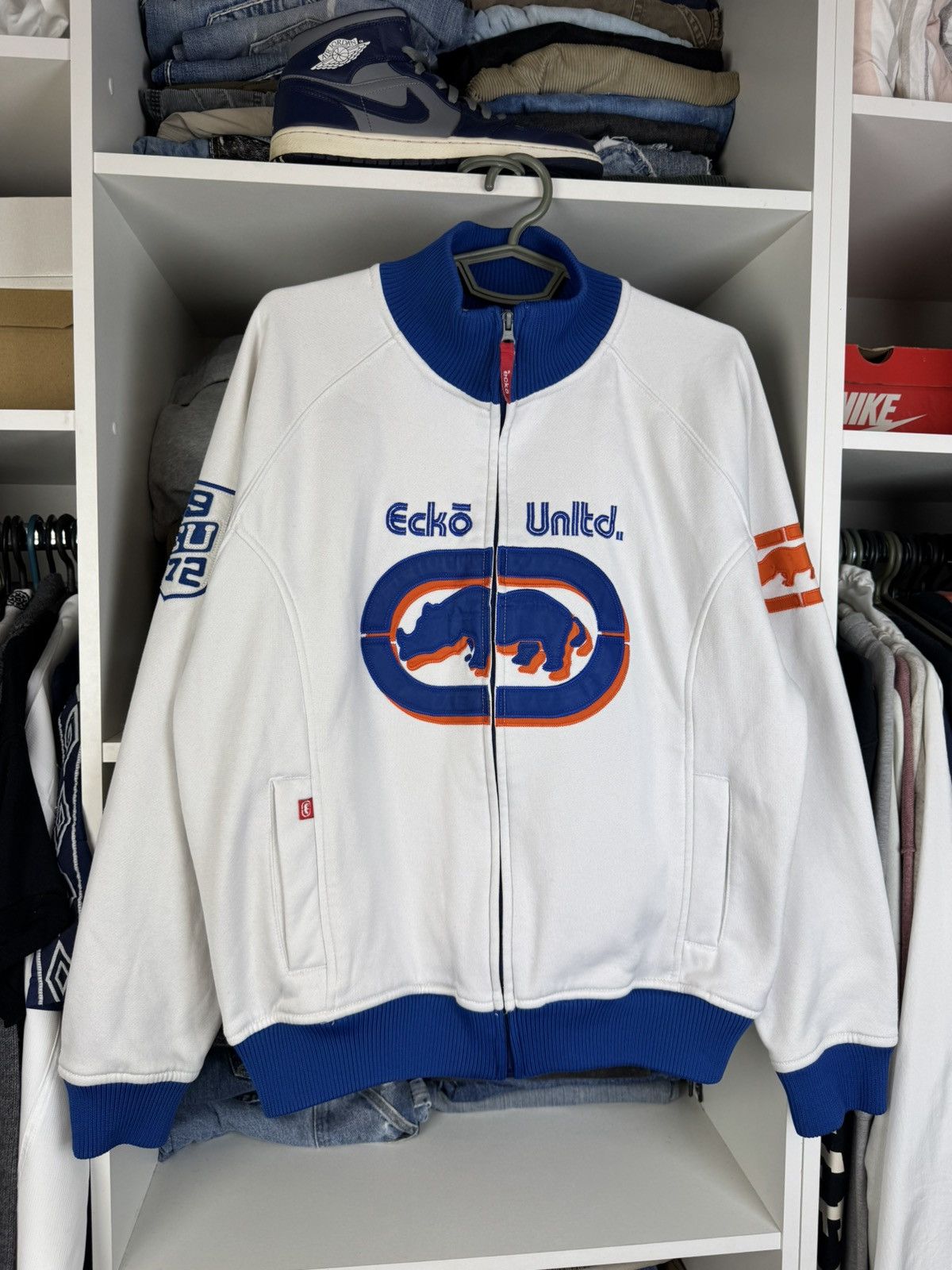 Ecko Unltd. Vintage Ecko Unltd. Rhino Logo Track Jacket Y2K Mens XL Size US XL / EU 56 / 4 - 1 Thumbnail