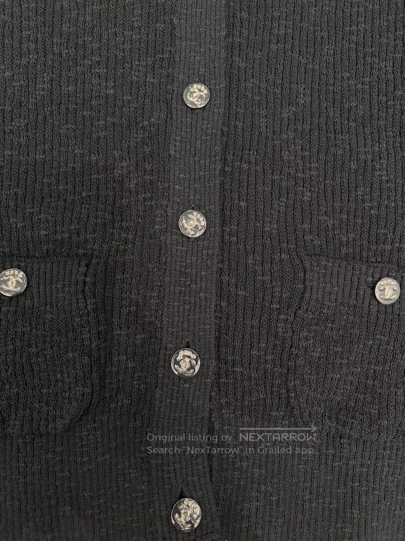 Chanel Chanel Cocobecah black long-sleeved cardigan coat Size XS / US 0-2 / IT 36-38 - 3 Thumbnail