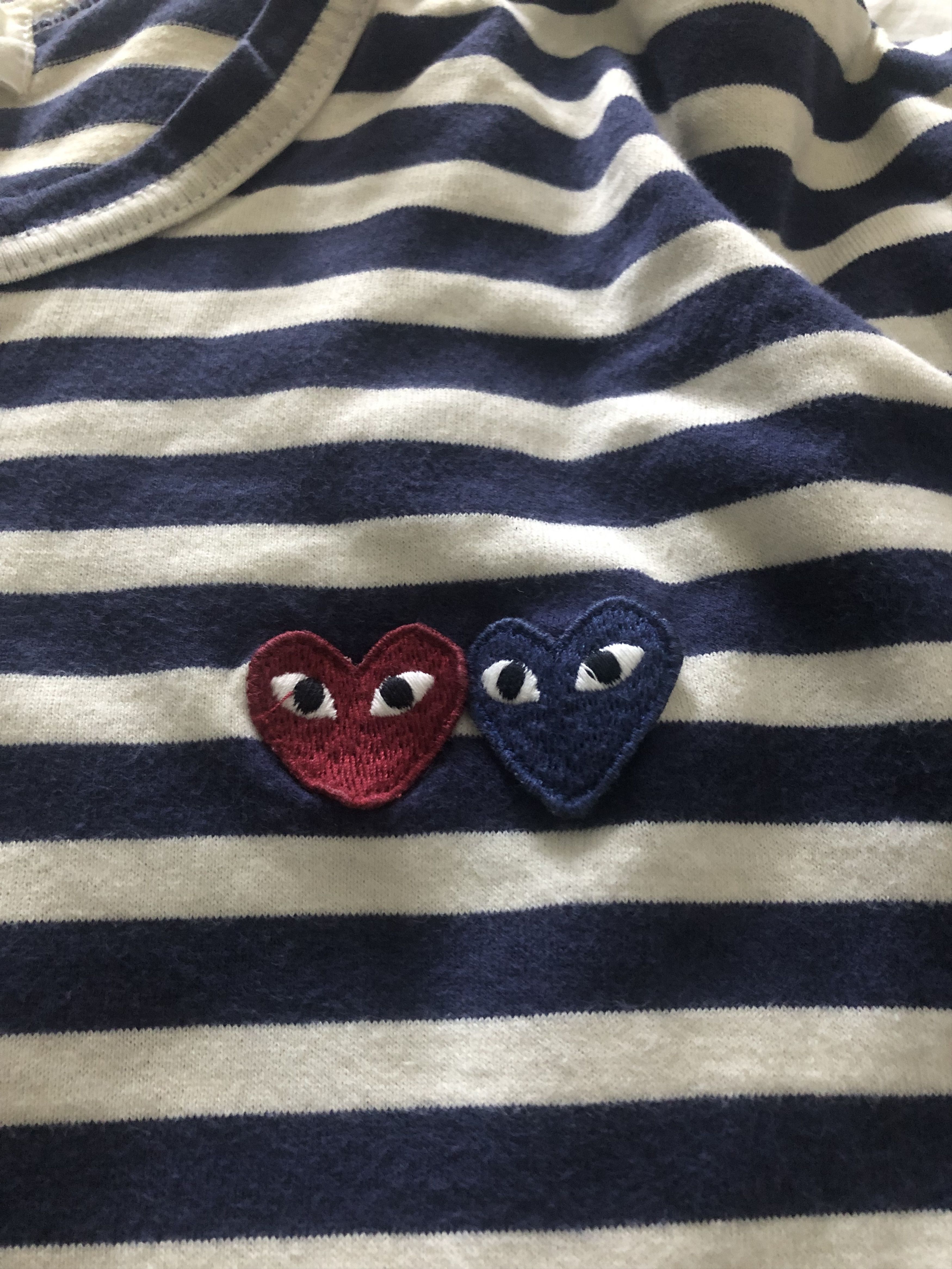 Comme des Garcons PLAY Comme des Garcons PLAY Stripes Longsleeve Tee Size US L / EU 52-54 / 3 - 4 Thumbnail