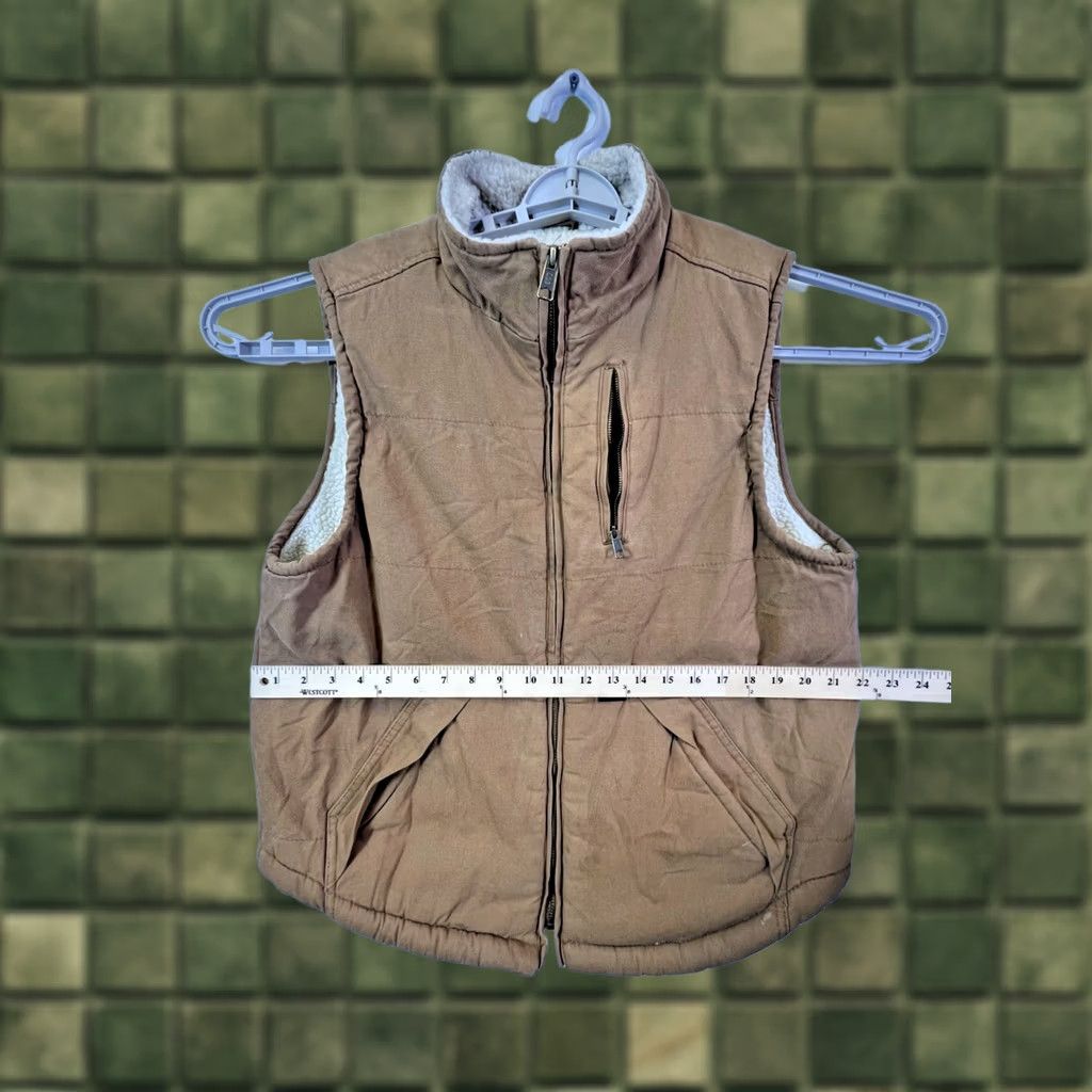 Lee Lee Premium Select Vest Full Zip Insulated Sherpa Lined Brown M Men Canvas Cotton 90s Workwear Outdoors Holiday Vintage? No Size US M / EU 48-50 / 2 - 1 Thumbnail