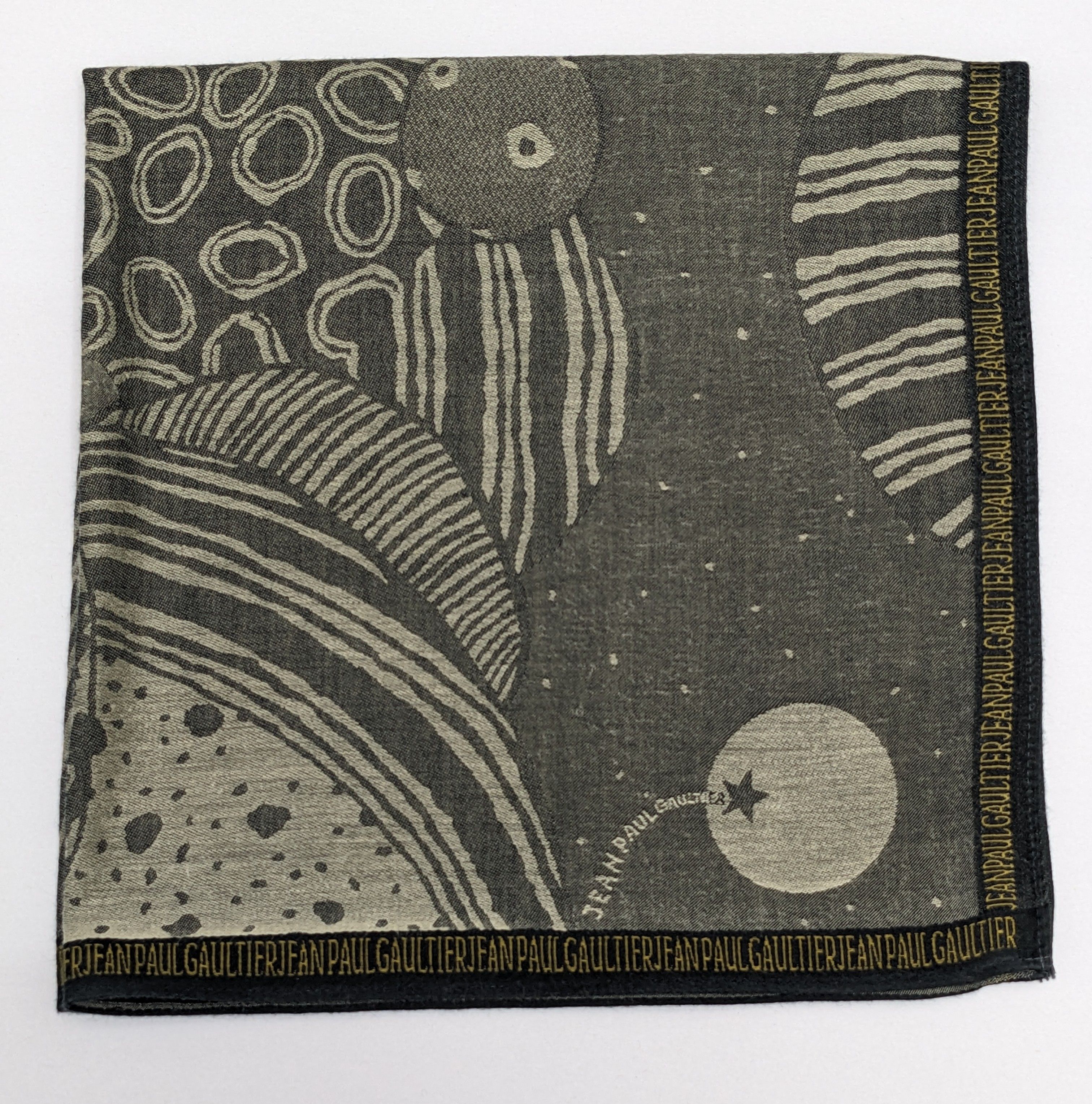 Jean Paul Gaultier Jean Paul Gaultier Handkerchief Celestial Space Moon Star Size ONE SIZE - 1 Thumbnail
