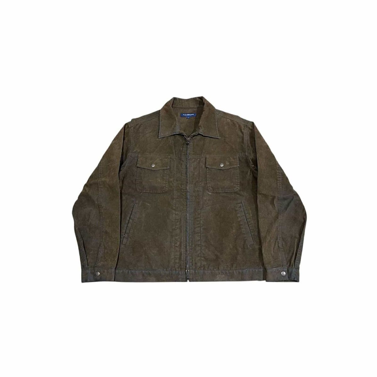 Hysteric Glamour × If Six Was Nine × Japanese Brand 🔥Sick Y2K Vox Rusty Suede Zipper Jacket Size US L / EU 52-54 / 3 - 1 Thumbnail
