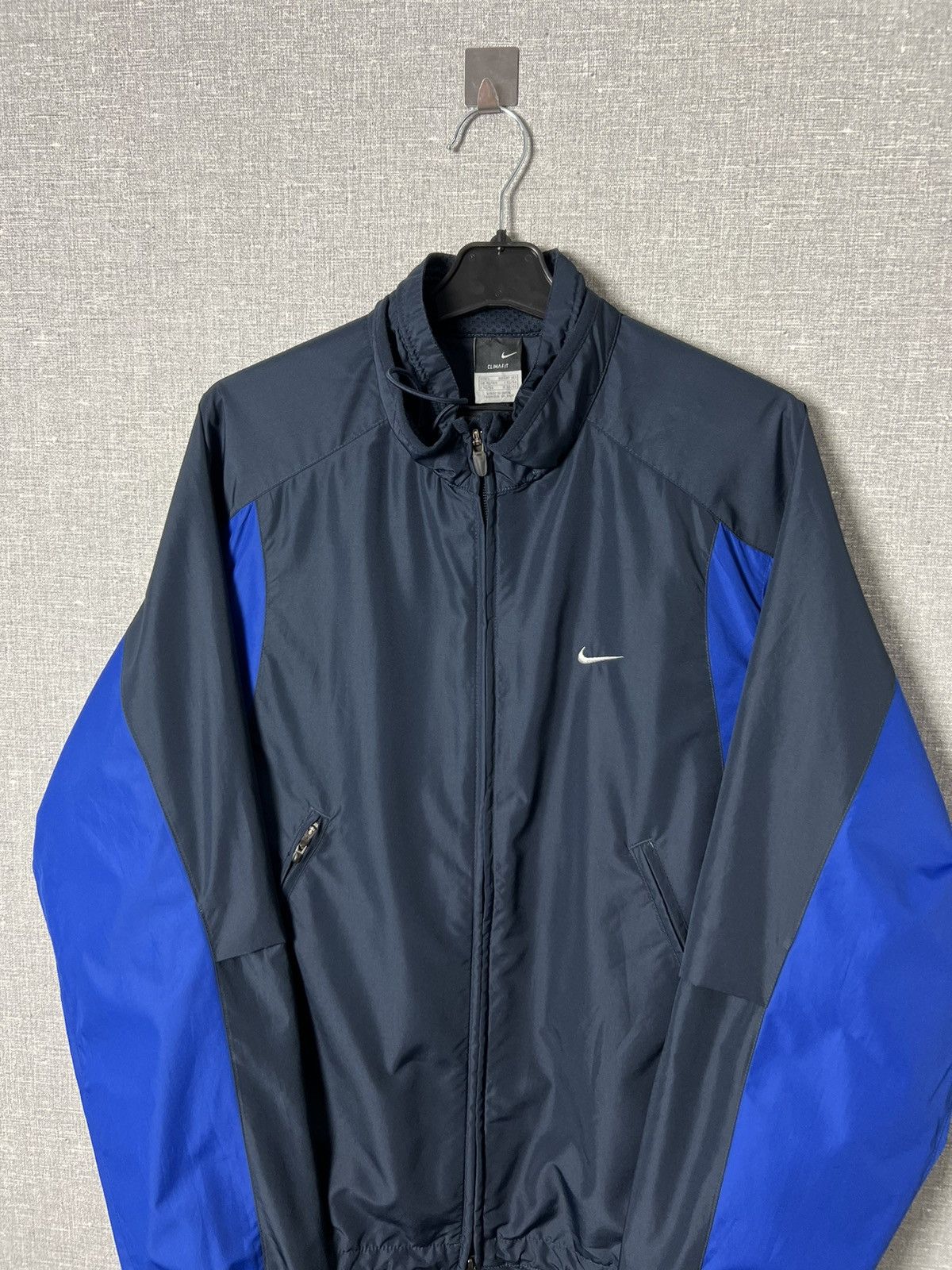 Nike Vintage Nike Swoosh Nylon Windbreaker Track Jacket Drill Size US L / EU 52-54 / 3 - 2 Thumbnail