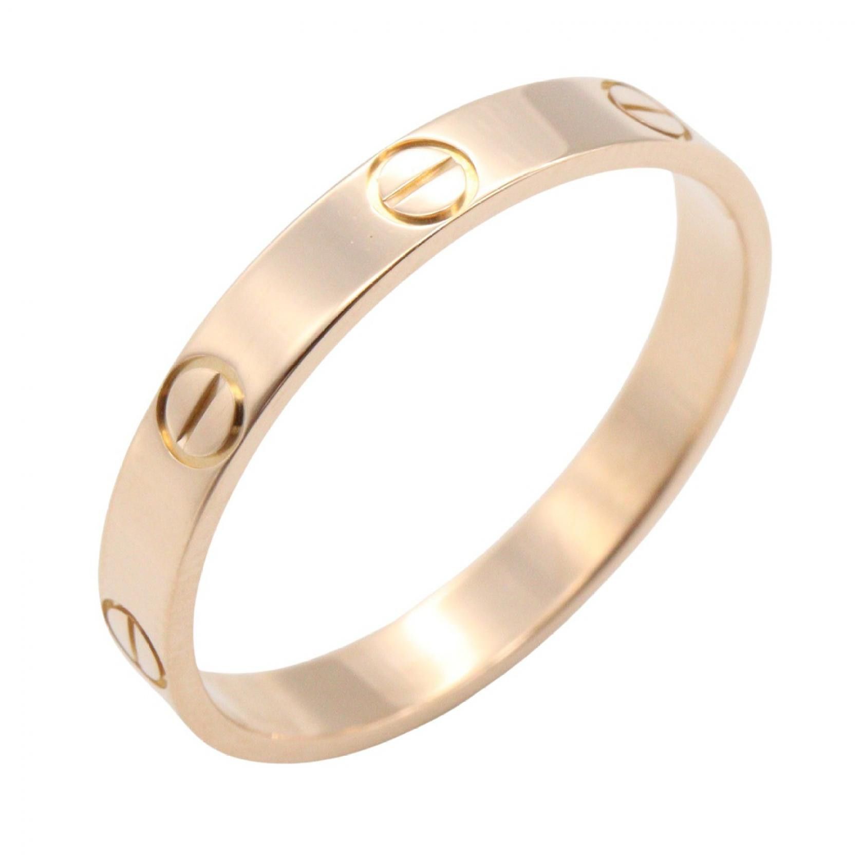 Cartier Cartier Cartier Mini Love Au750 Pink Gold Ring Size 20 Precious Metal Ring B4085200 DUTY FREE for USA Size ONE SIZE - 1 Thumbnail