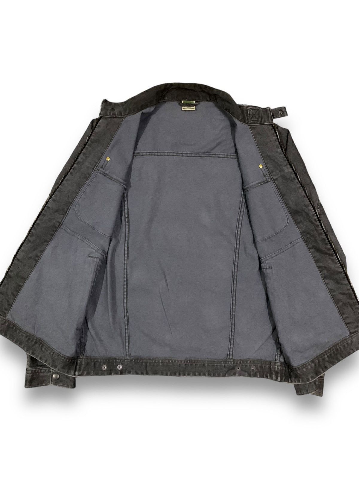 KMRii Vintage Japanese Brand Faded Canvas Biker-Punk Style Jacket Size US M / EU 48-50 / 2 - 3 Thumbnail