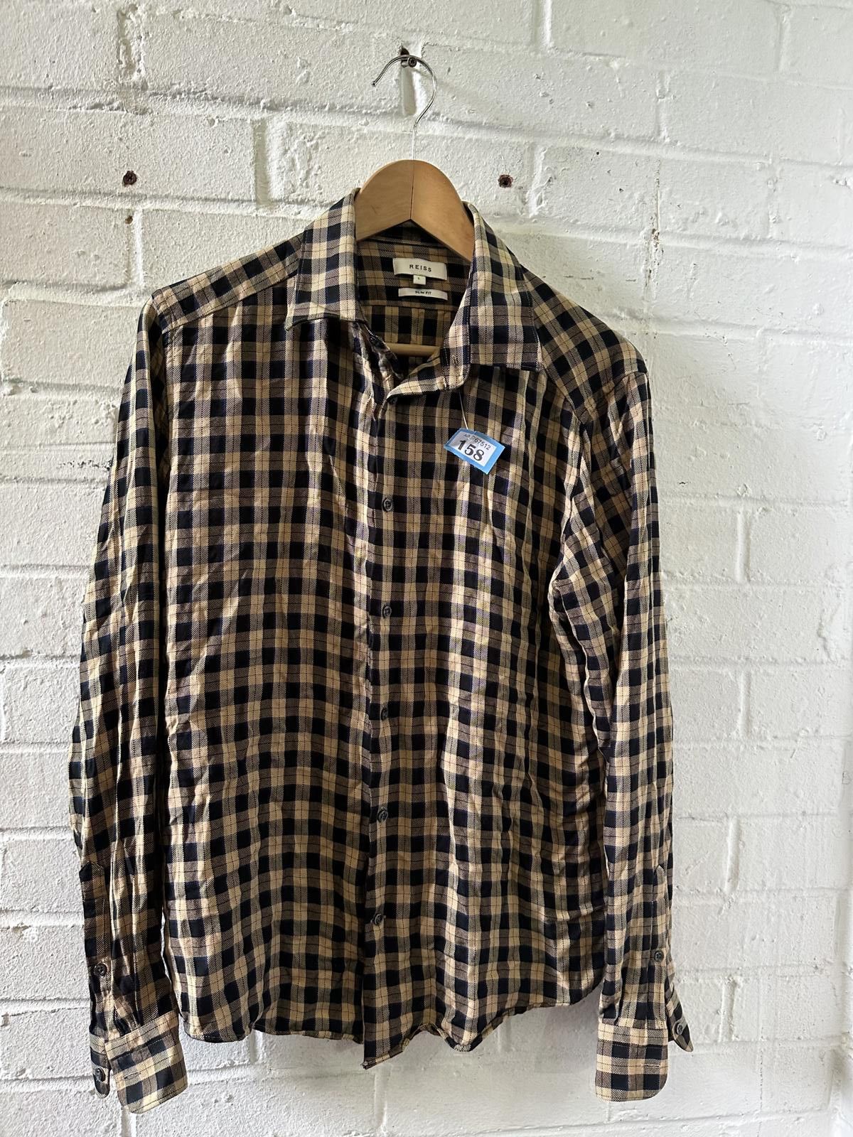 Reiss Reiss Slim Fit Men's Casual Shirt - Checkered Pattern Size US L / EU 52-54 / 3 - 1 Thumbnail