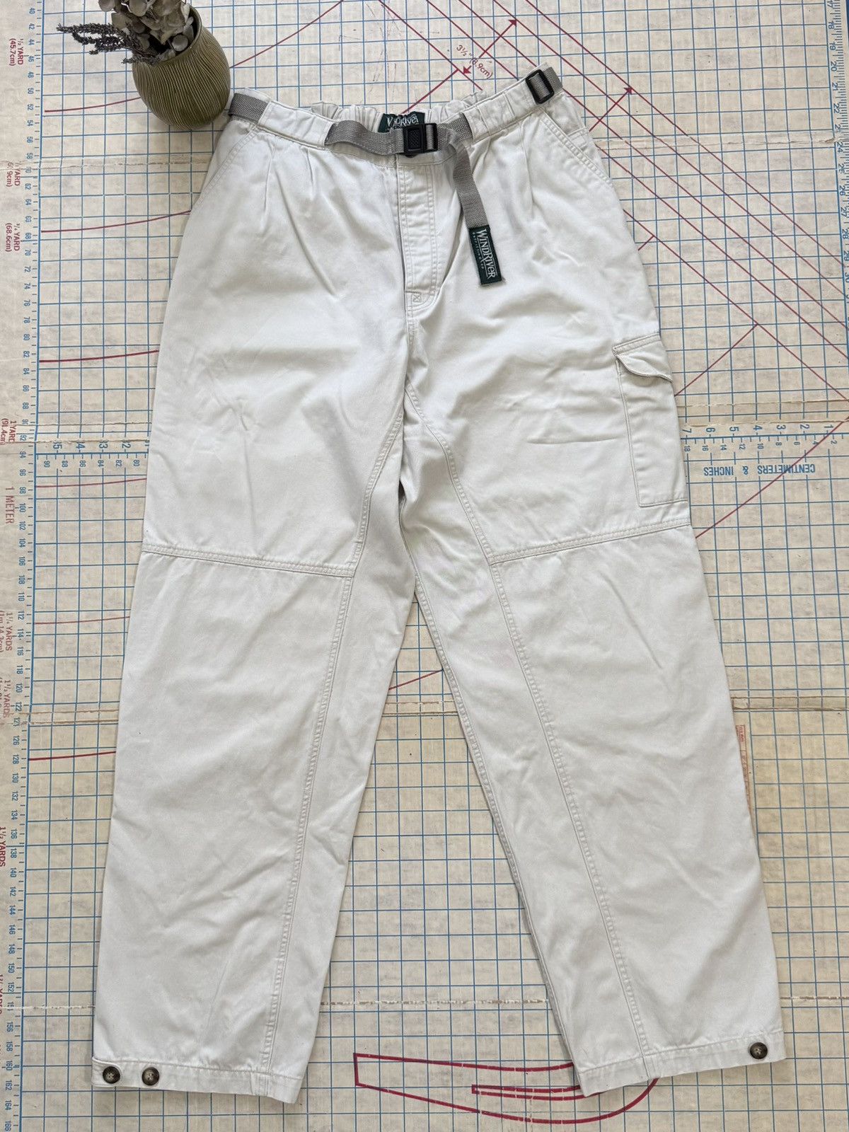 Vintage × Windriver Crazy Vintage Y2K 2000s Baggy Wide Leg Cargo Pants Windriver Size US 34 / EU 50 - 2 Thumbnail