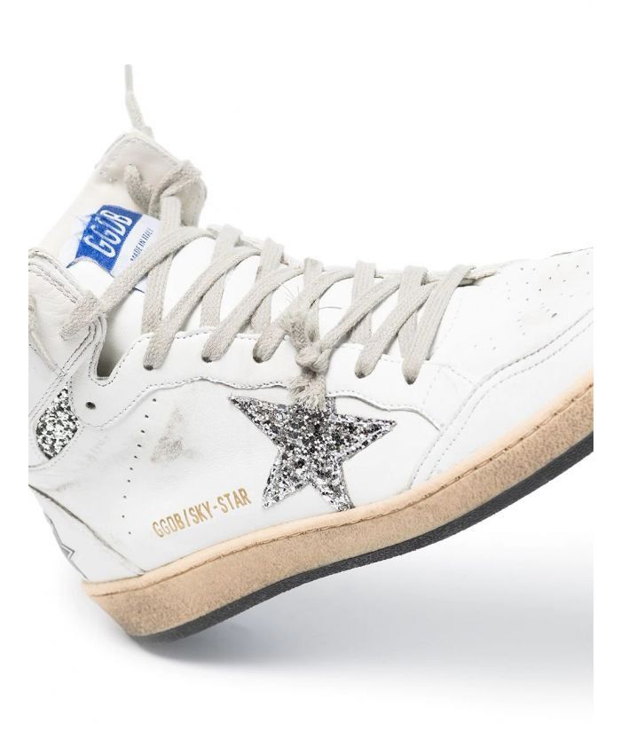 Golden Goose o1s22i1n1224 Super-Star Sneakers in White Silver Size US 9 / IT 39 - 3 Thumbnail