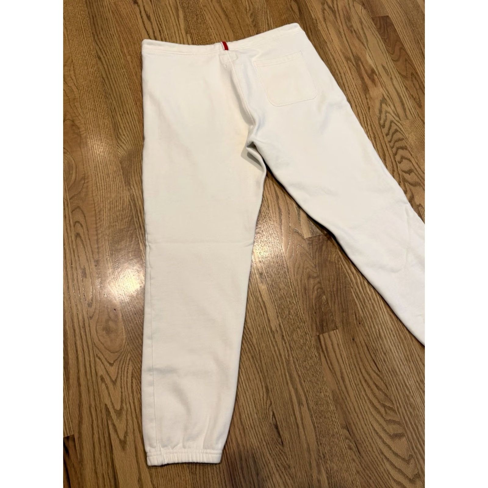 Vintage Tracksmith Pants Men’s Small Trackhouse Joggers Sweatpants Drawstring White Size US 29 - 3 Thumbnail