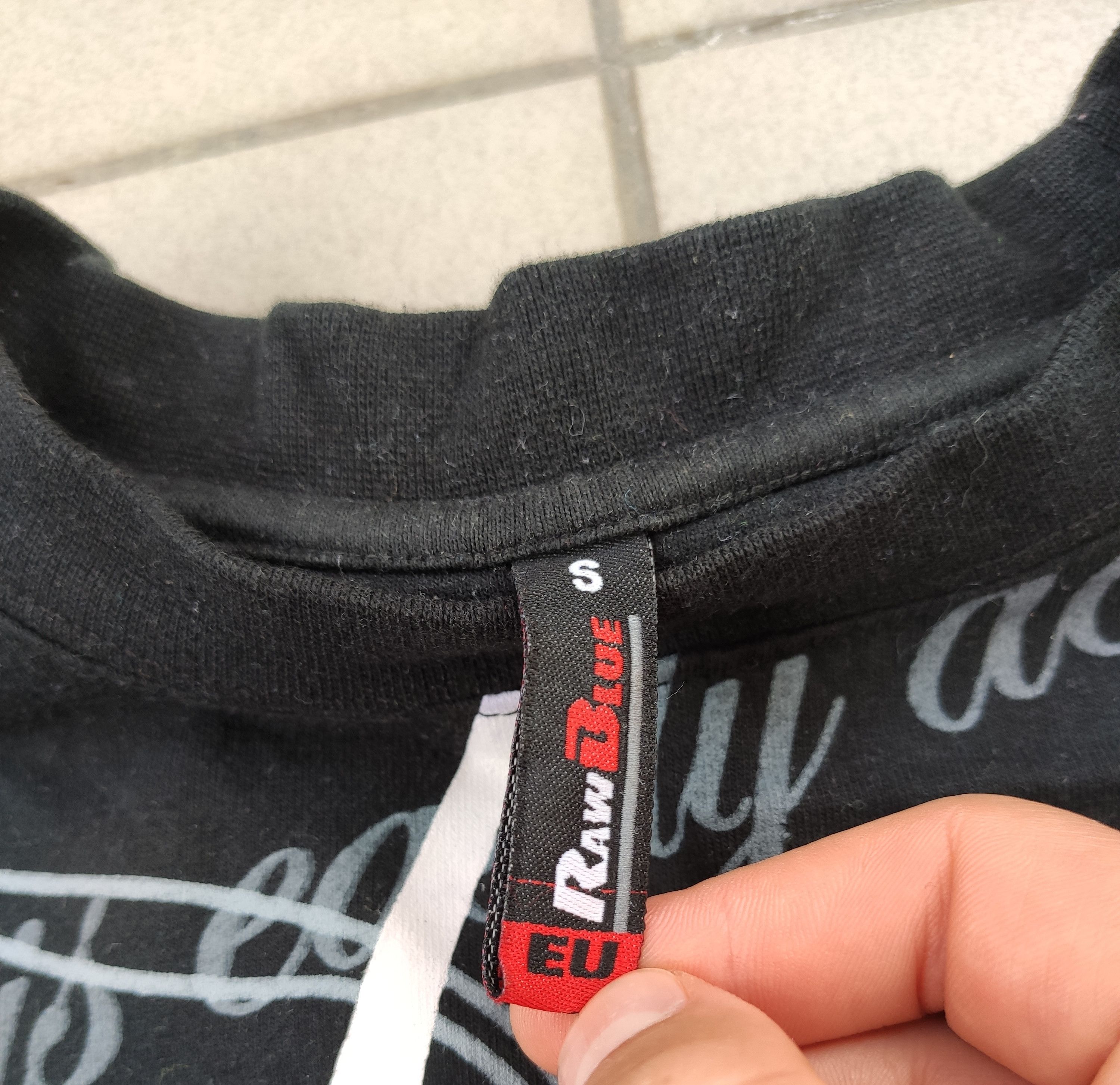 Rap Tees × Vintage Rare vintage Raw Blue hip hop t-shirt 90s 00s Size US S / EU 44-46 / 1 - 4 Thumbnail