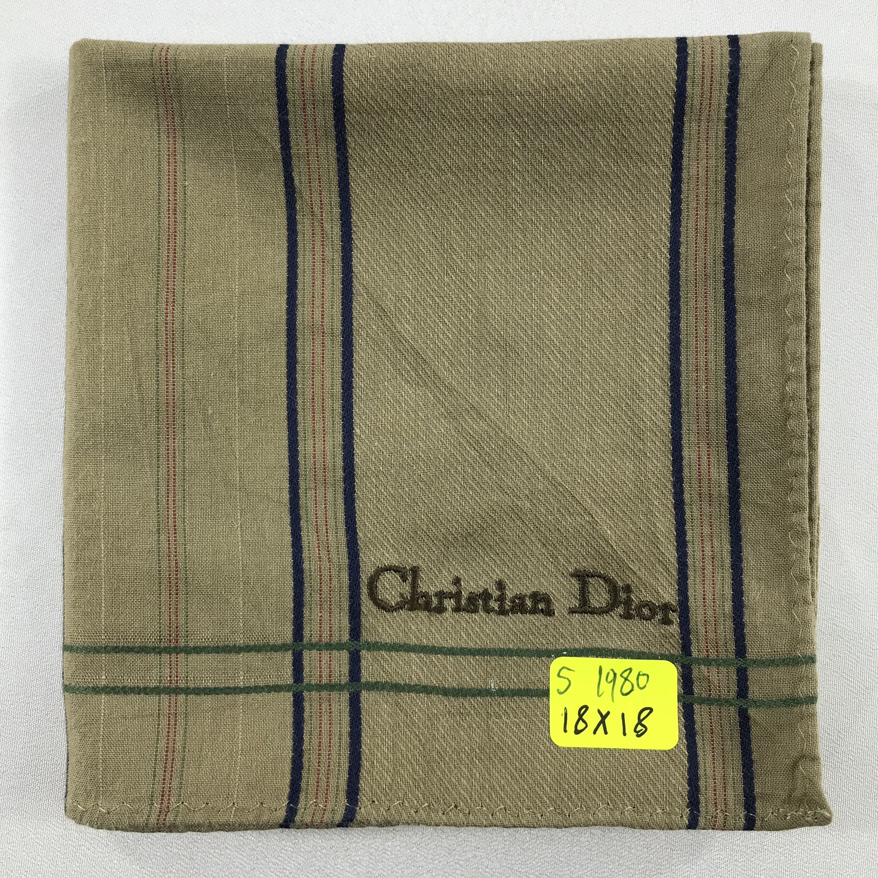 Vintage Christian Dior Bandana / Handkerchief / Neckerchief - S1980 Size ONE SIZE - 5 Thumbnail