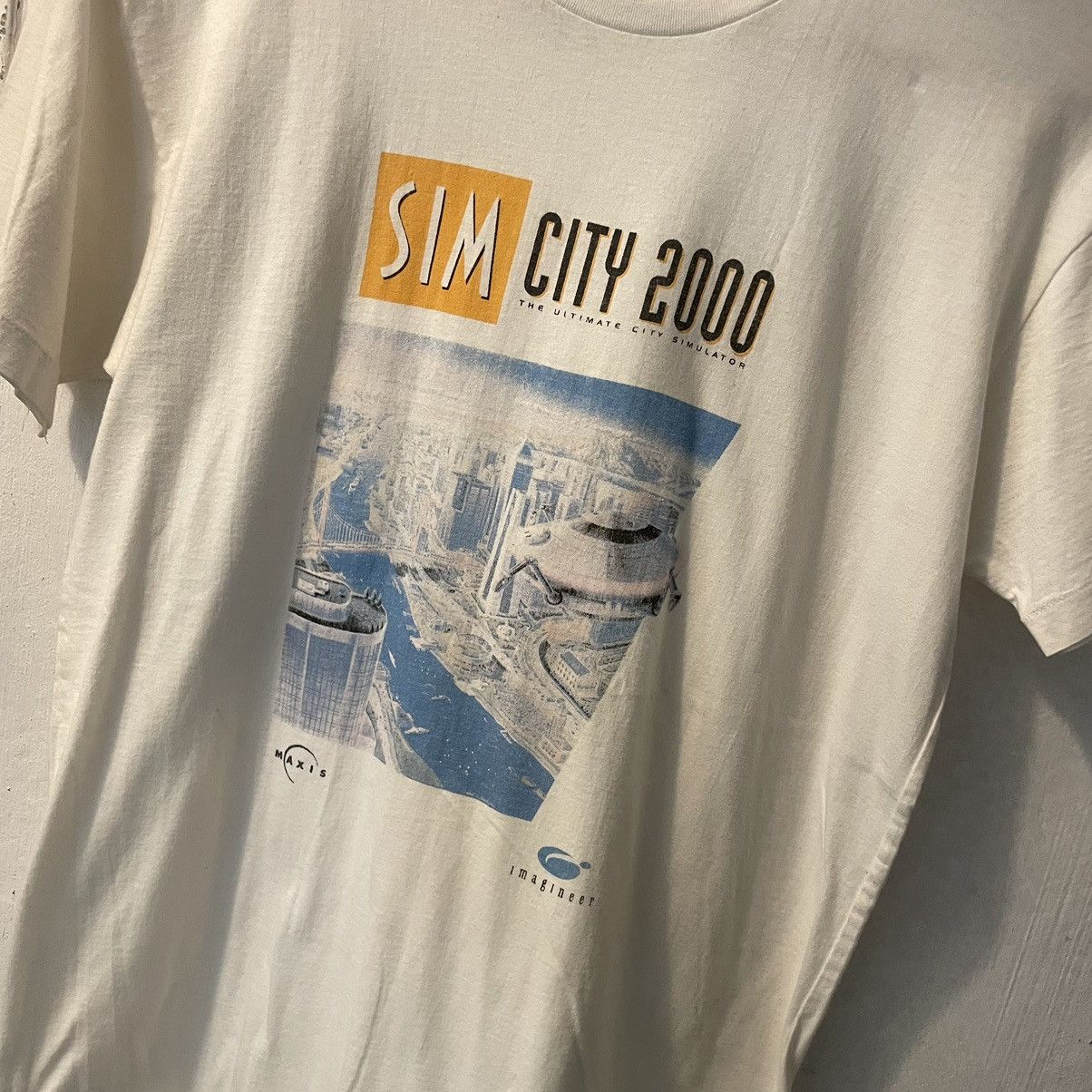 Vintage Vintage Sim City Sims 2000 Promo Tee Size US XS / EU 42 / 0 - 2 Thumbnail