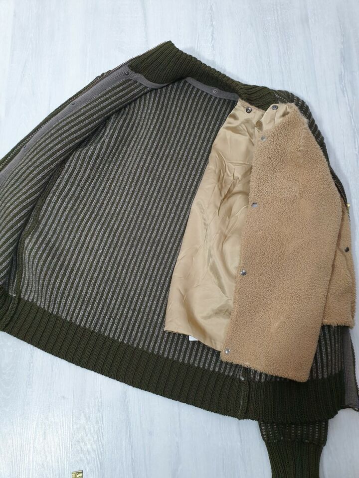 Dolce & Gabbana Dolce&Gabbana Cardigan Lining Lamb Fur Brown Size M Size US M / EU 48-50 / 2 - 11 Thumbnail