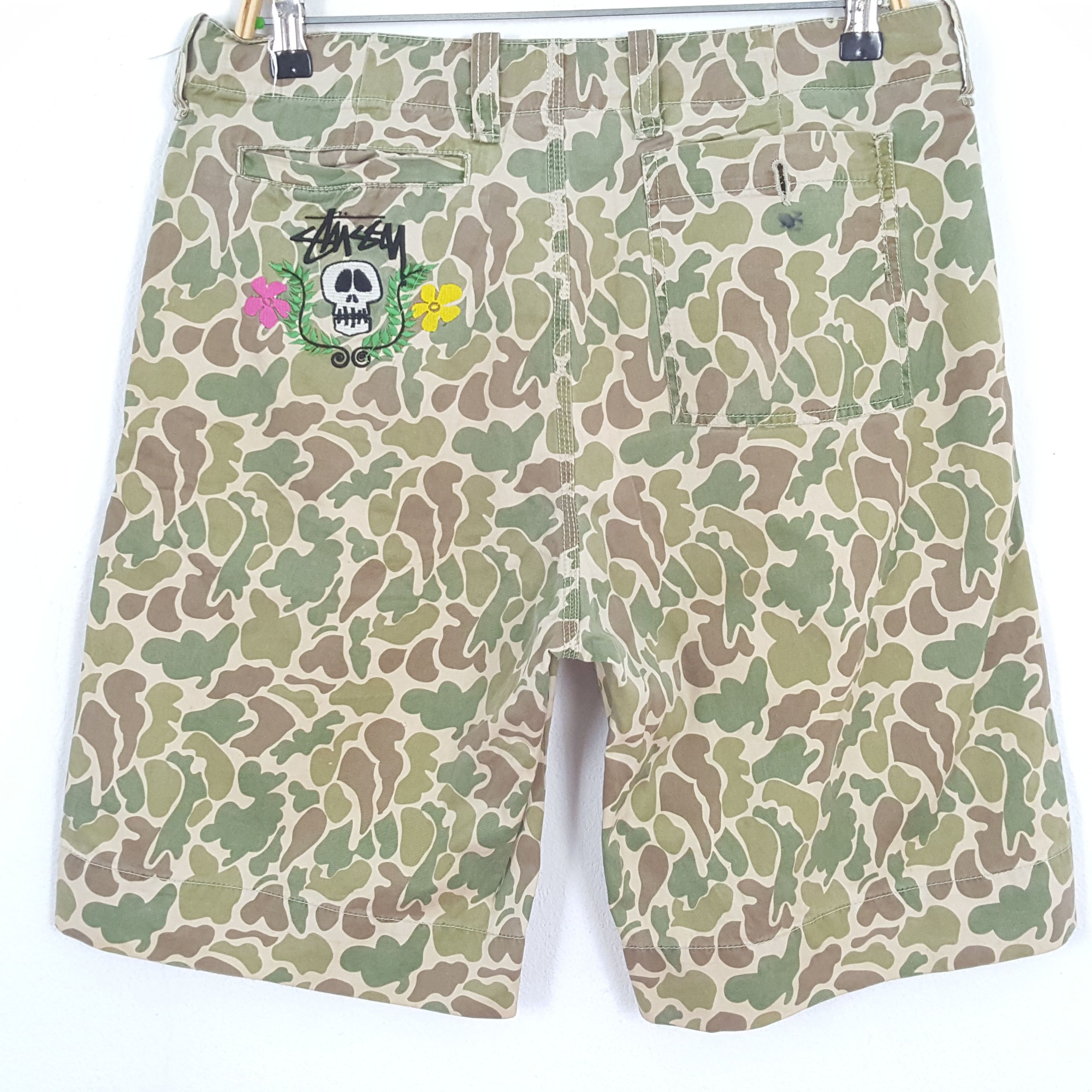 Stussy × Vintage Vintage STUSSY Streetwear Skateboard Logo Style Short Pants Size US 32 / EU 48 - 4 Thumbnail