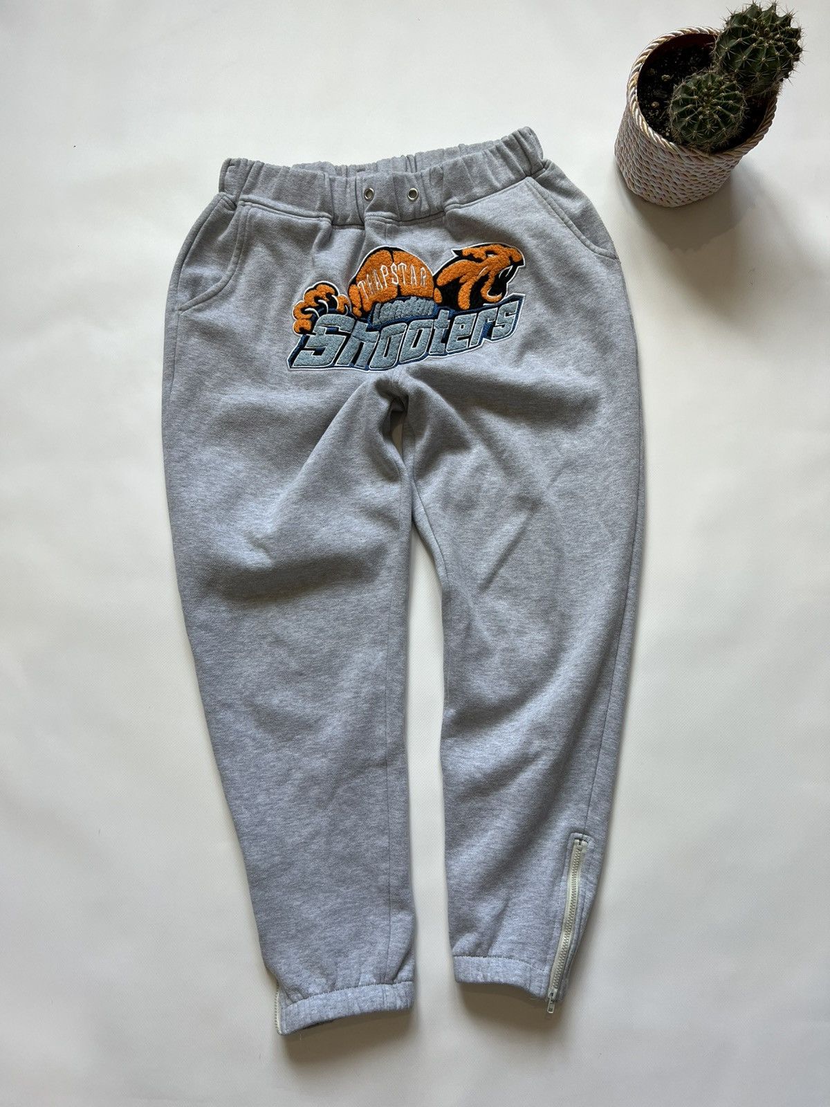 Trapstar Shooters Tracksuit Gray Orange