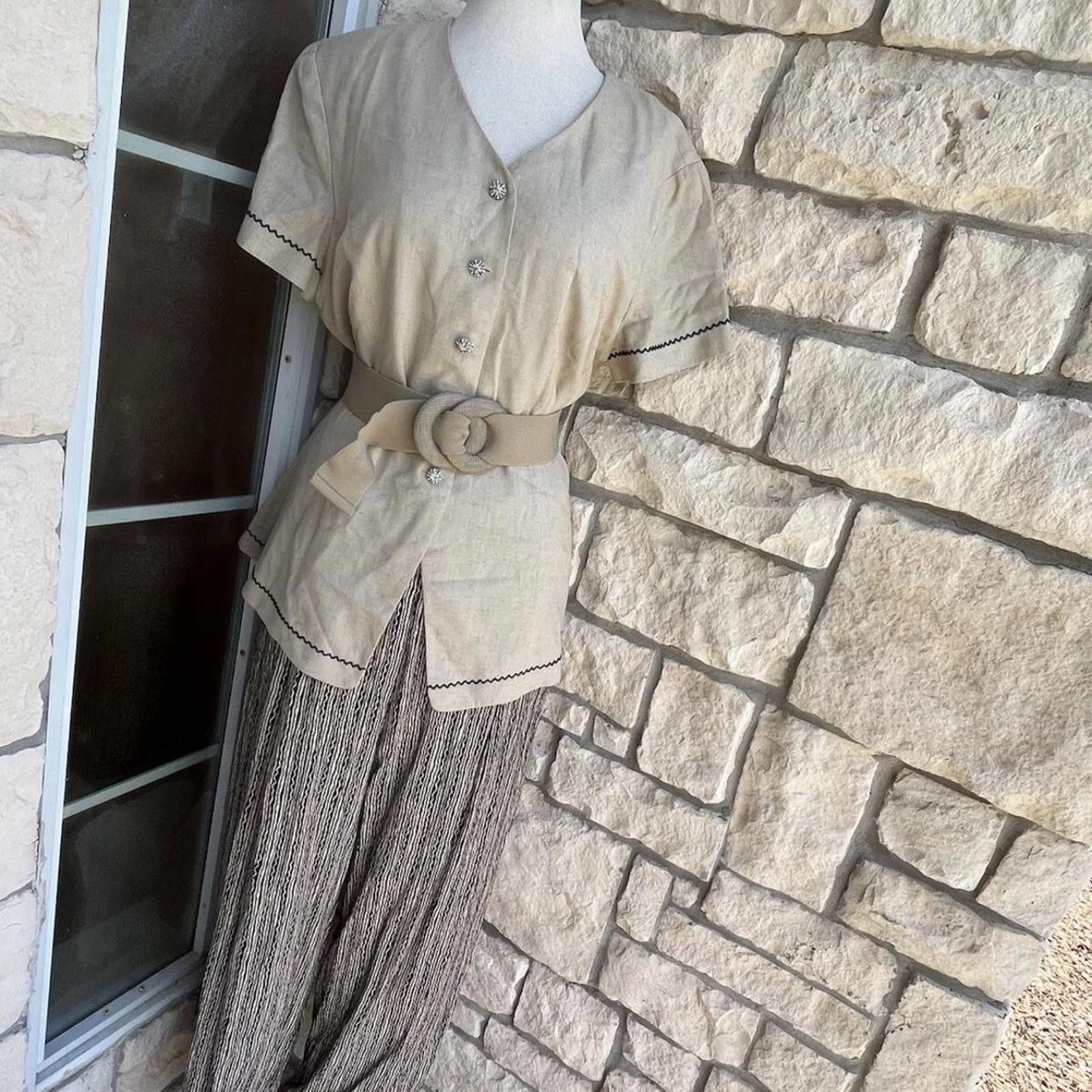 Other Vintage Ladies Size 6 /8YVES COSSETTE DEPECHE MODEumpsuit Size 32" / US 10 / IT 46 - 1 Thumbnail