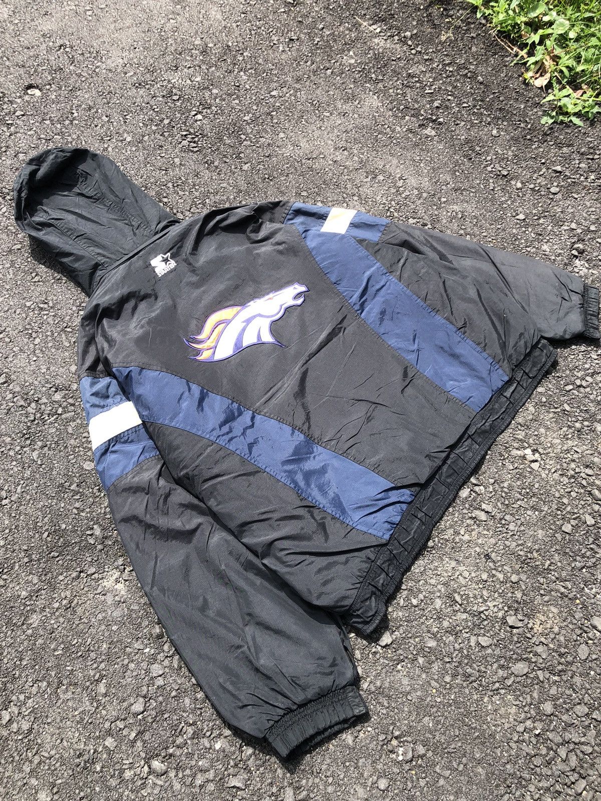 Vintage Vintage 90s Starter NFL Denver Broncos Hooded Jacket Size US XXL / EU 58 / 5 - 4 Thumbnail