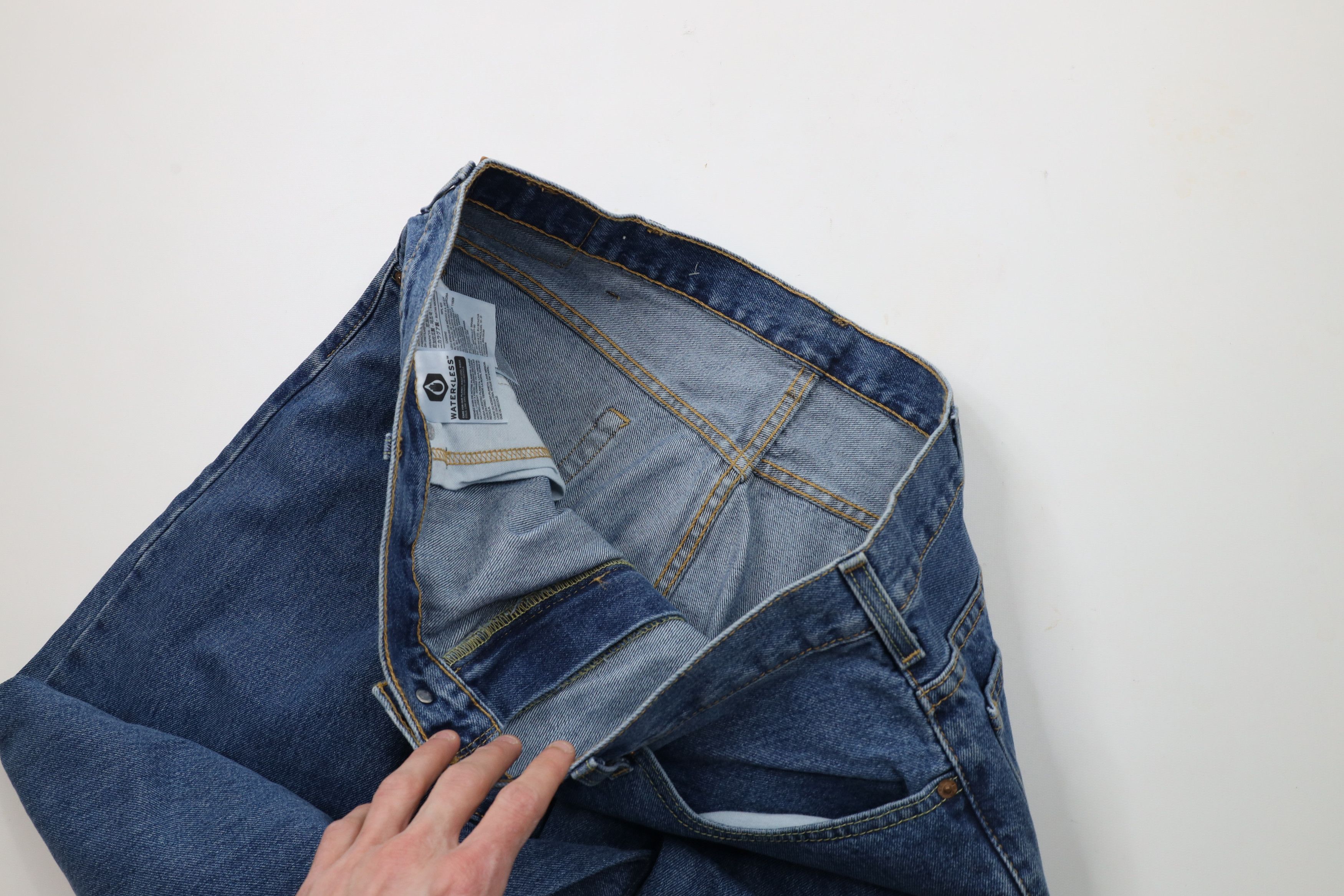 Levi's × Vintage Vintage Y2K Levis 517 Bootcut Flared Denim Jeans Blue Size US 42 / EU 58 - 7 Thumbnail