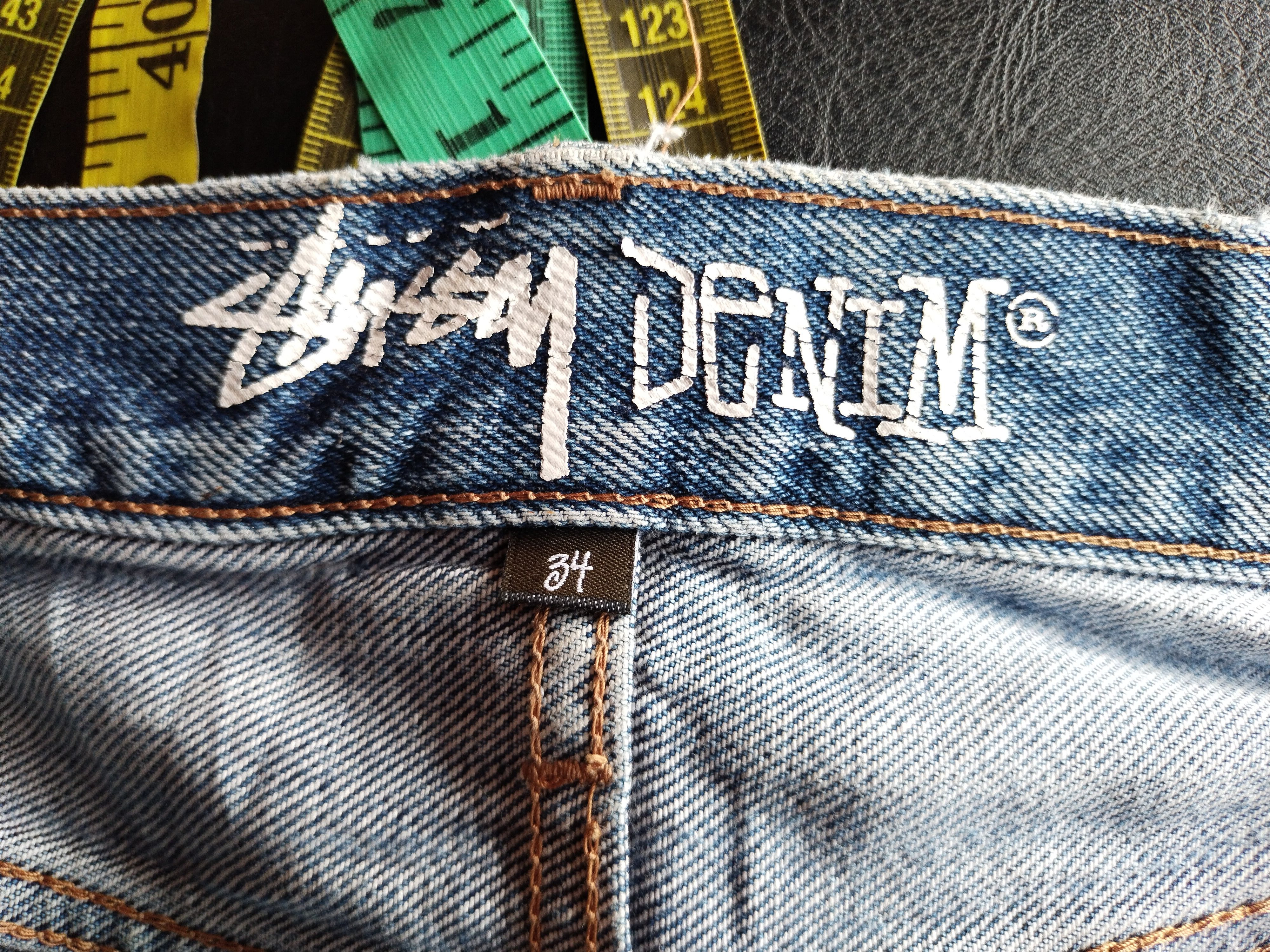 Stussy Vintage Stussy Selvedge Distressed Jeans RARE Punk Size 36" / US 14 / IT 50 - 21 Thumbnail