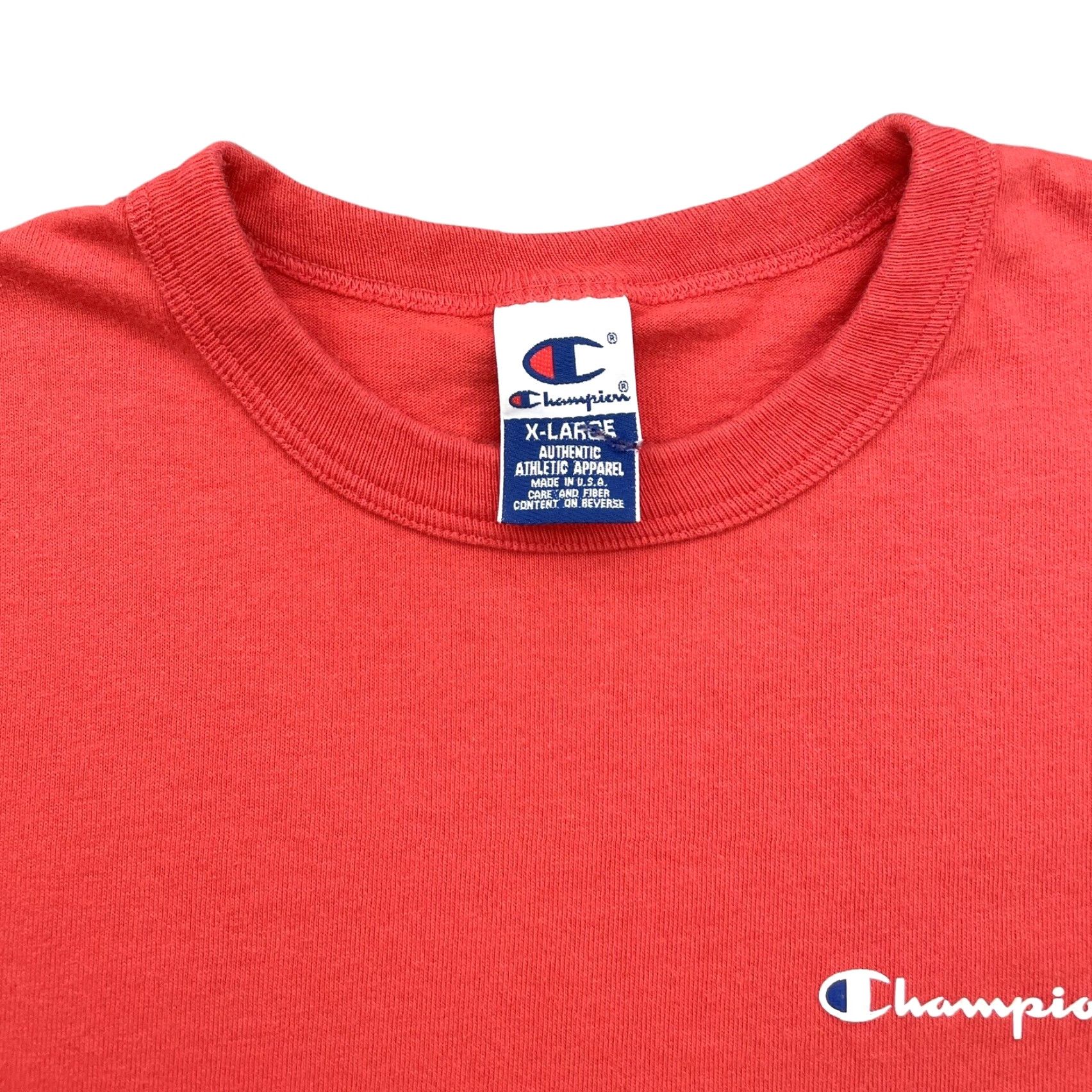 Champion VINTAGE Champion Shirt XL Men Orange USA T-Shirt Regular Size XL Size US XL / EU 56 / 4 - 3 Thumbnail