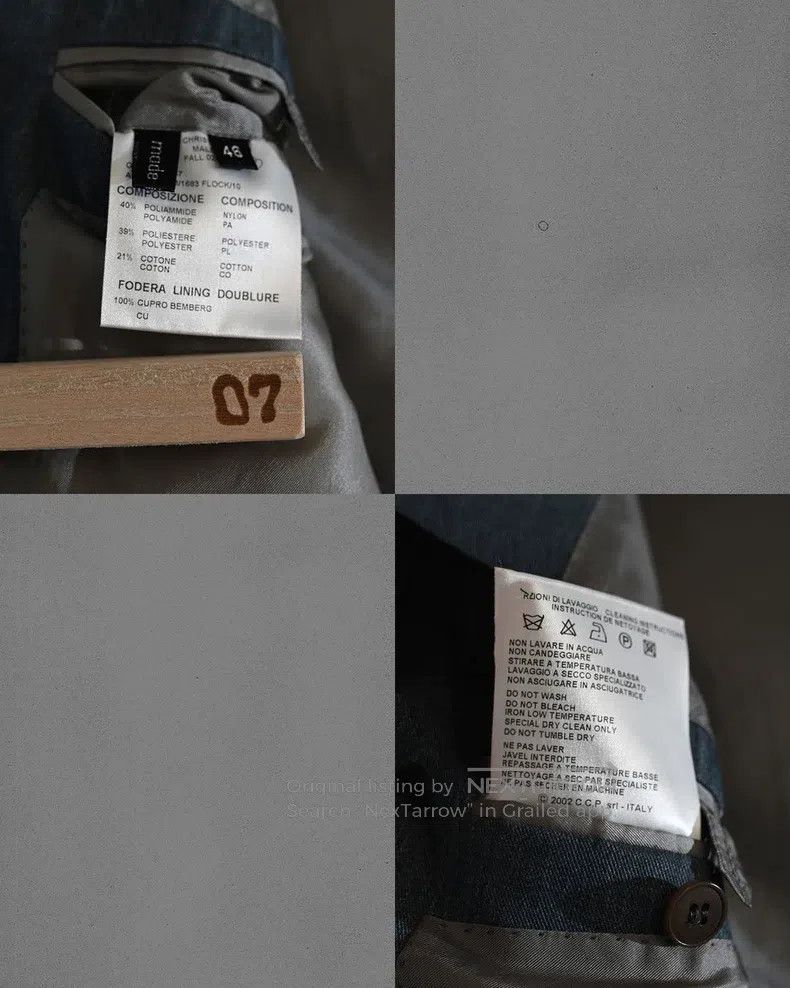 Carol Christian Poell Carol Christian Poell Dark blue fleece jacket Size US S / EU 44-46 / 1 - 6 Thumbnail