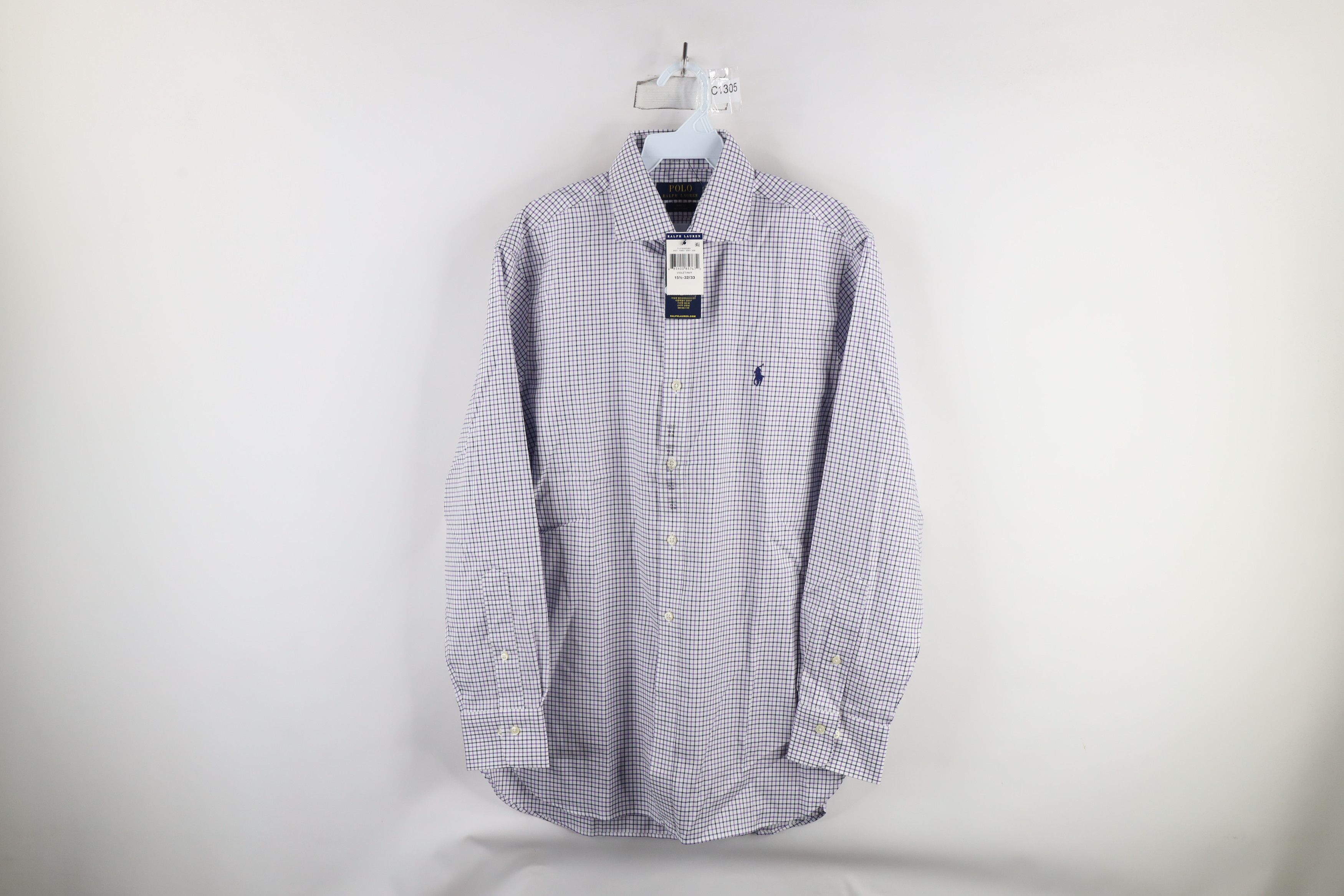 Ralph Lauren × Vintage New Ralph Lauren Fit Easy Care Collared Button Shirt Plaid Size US M / EU 48-50 / 2 - 1 Thumbnail