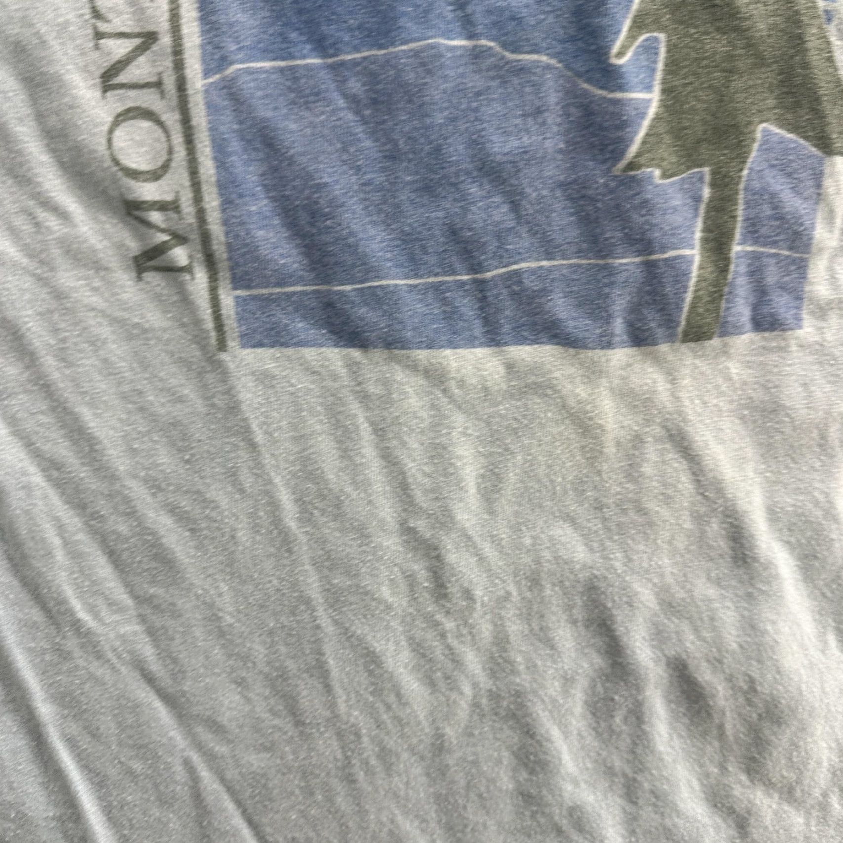 Hanes VINTAGE Hanes Montreat Shirt Mens Medium Blue Mountain Graphic Outdoors 90s Mens Size US M / EU 48-50 / 2 - 6 Thumbnail