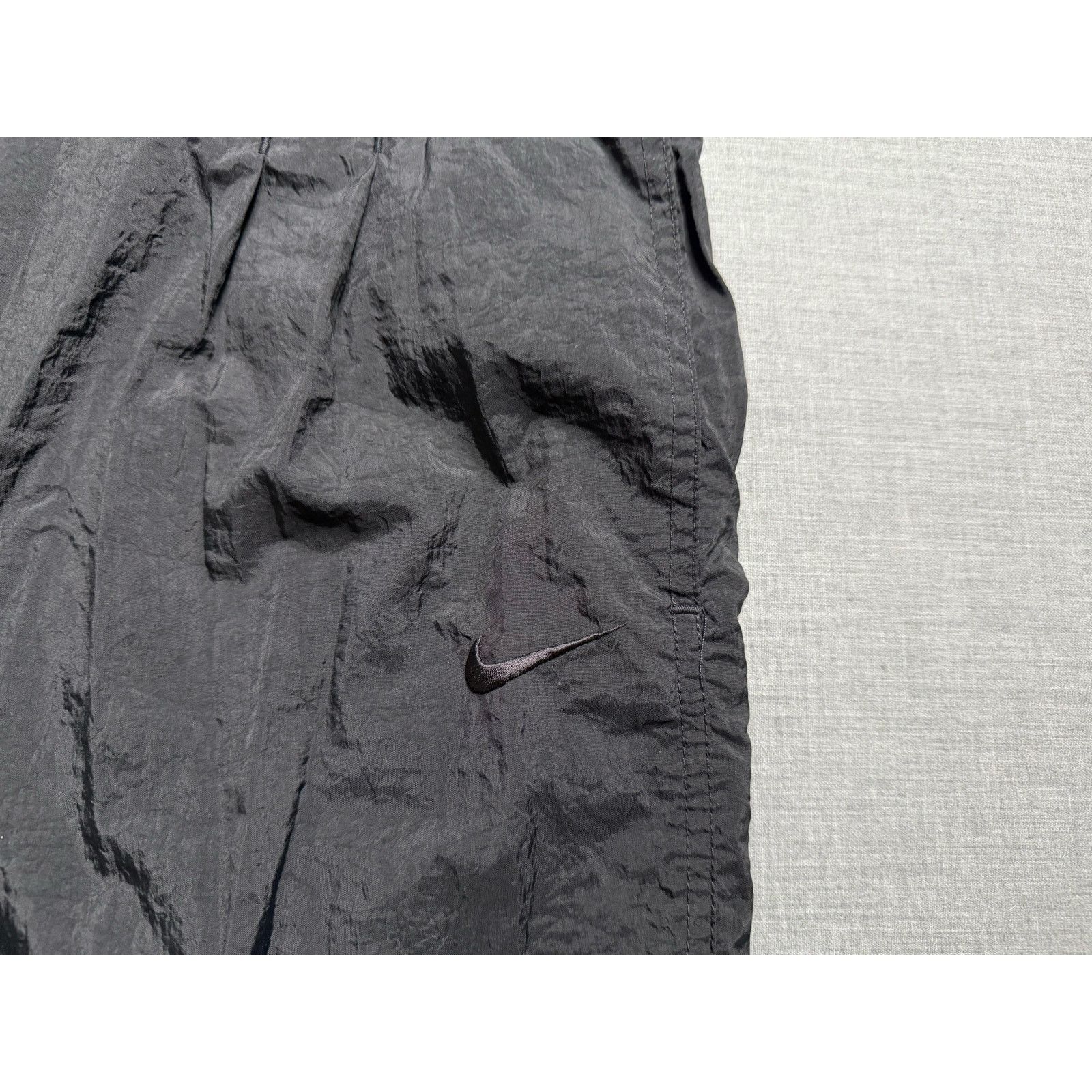 Nike × Vintage Vintage 90s Nike Windbreaker Track Pants Youth Small 4-6 Size 31" - 4 Thumbnail