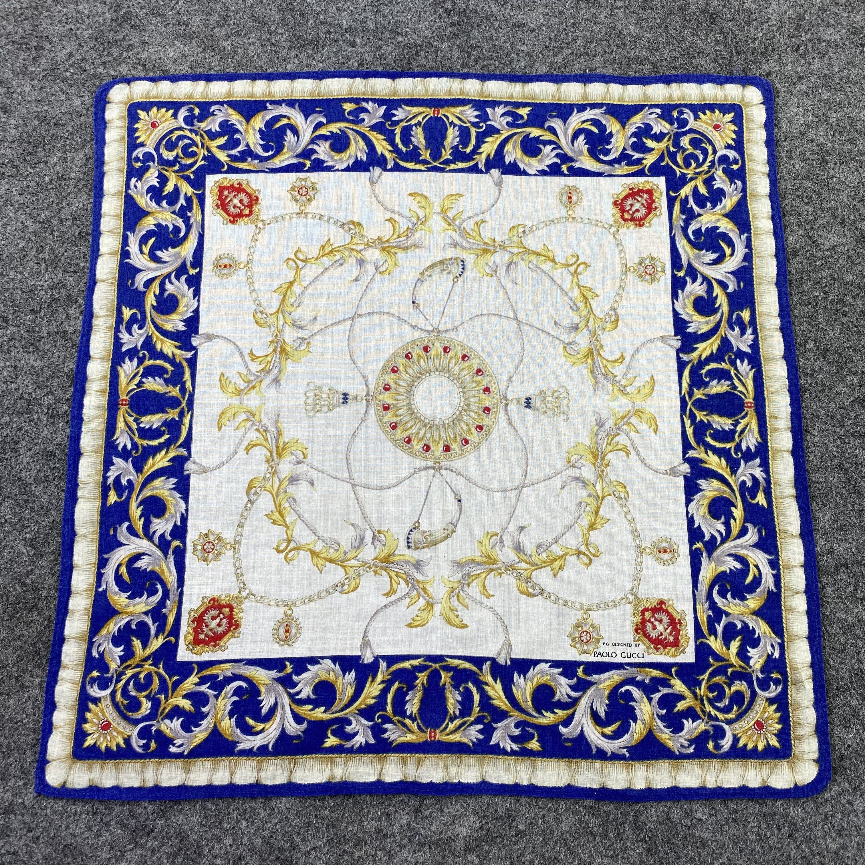 Paolo Gucci Paolo Gucci Handkerchief / Bandana / Neckerchief-B909 Size ONE SIZE - 3 Thumbnail