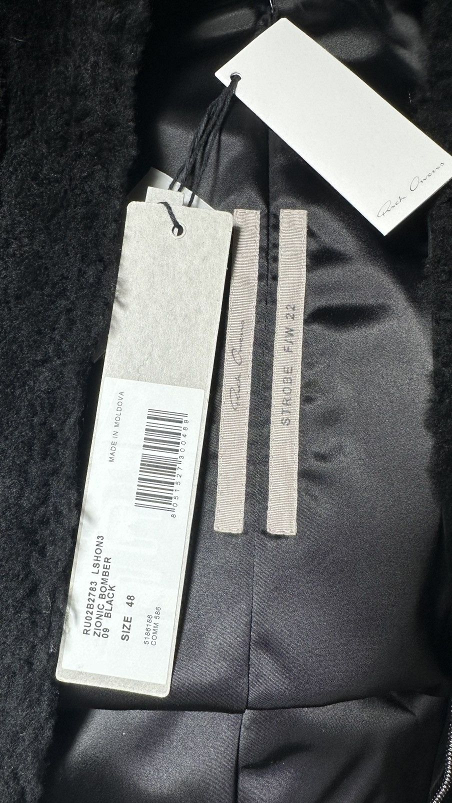 Rick Owens Rick Owens FW22 STROBE Zionic Bomber (48IT) Size US M / EU 48-50 / 2 - 12 Thumbnail