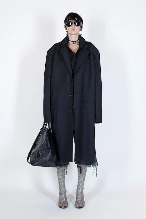 Balenciaga Balenciaga SS 21 Hybrid Overcoat Size US S / EU 44-46 / 1 - 1 Thumbnail