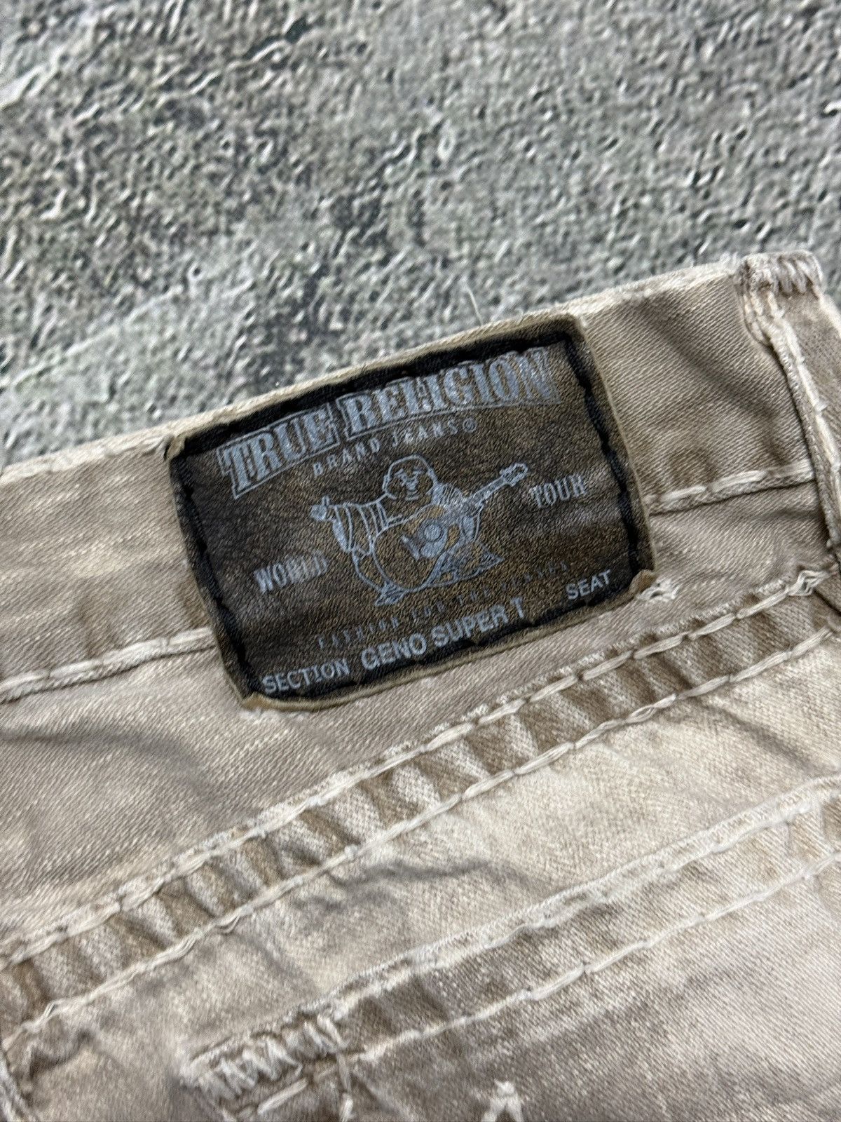 True Religion True Religion jeans vintage pants beige Geno super T Size US 32 / EU 48 - 5 Thumbnail