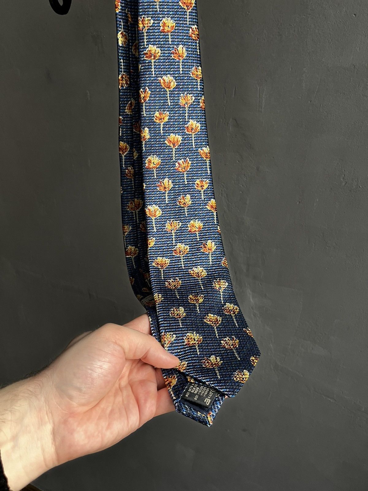 Ermenegildo Zegna × Z Zegna Ermenegildo Zegna Silk Floral Cravatte Tie Made in Italy Size ONE SIZE - 6 Thumbnail