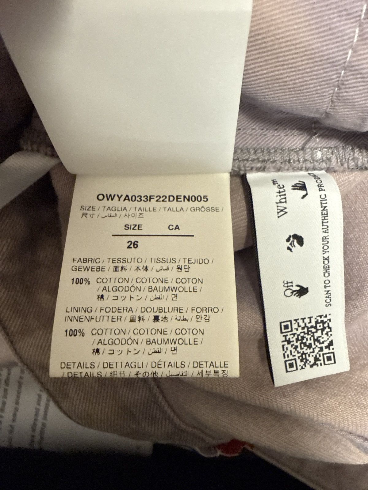 Off-White Off white Bling Bling Jeans Size US 26 / EU 42 - 13 Thumbnail